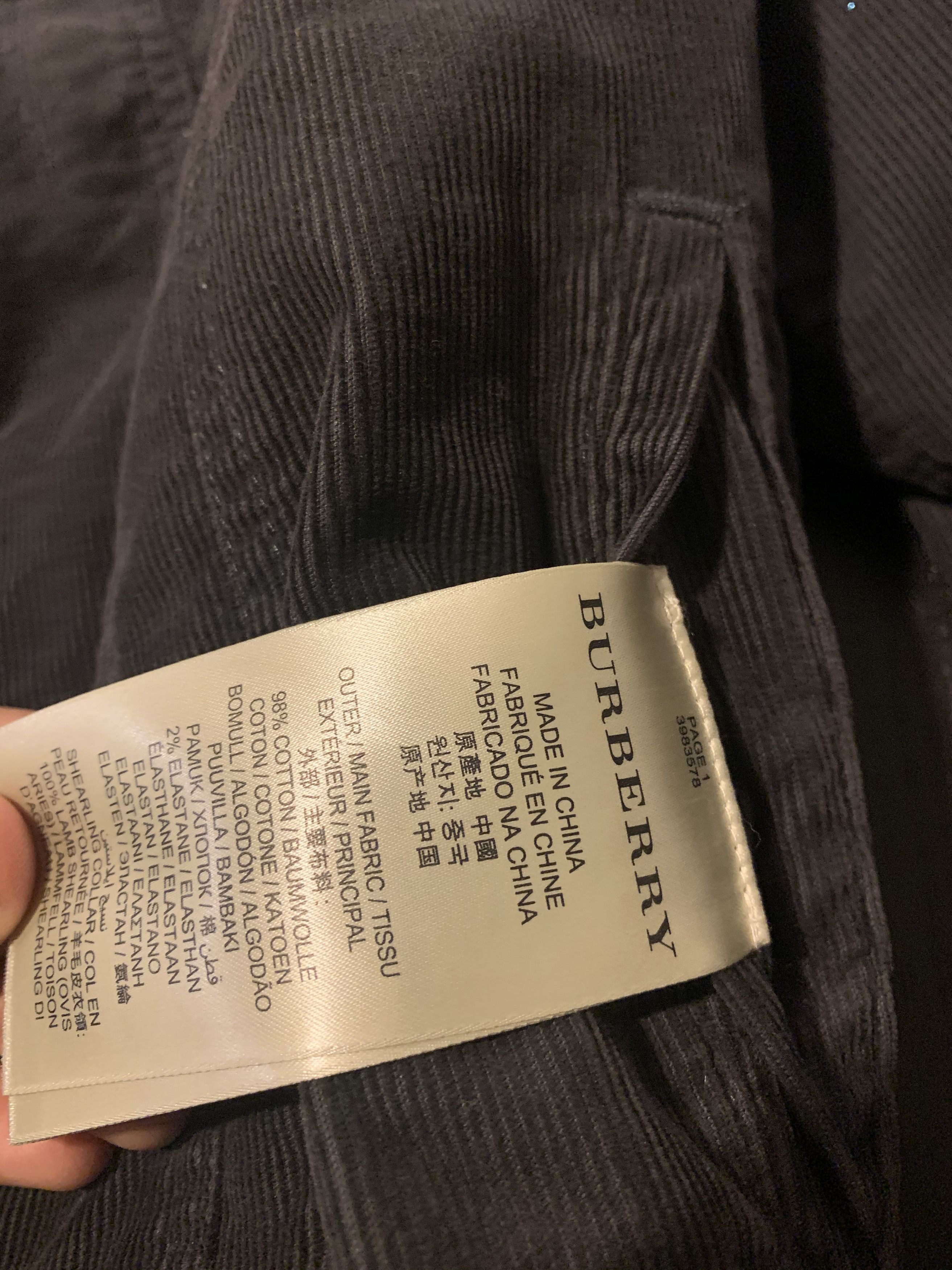 Burberry Burberry Denim Style Fur Jacket Size US M / EU 48-50 / 2 - 6 Thumbnail