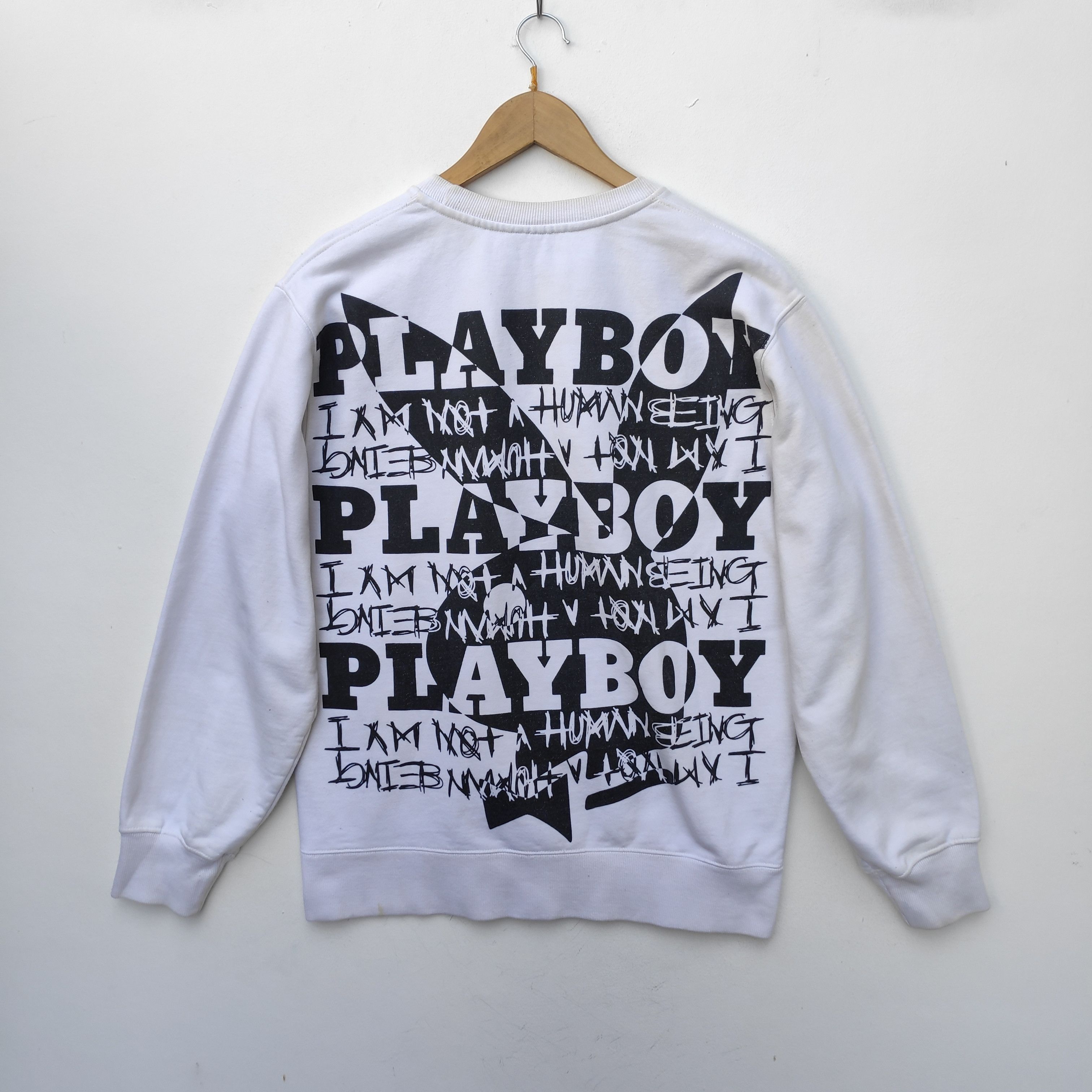 I Am Not A Human Being × Playboy Playboy x I Am Not A Human Being Sweatshirt Medium white Size US M / EU 48-50 / 2 - 1 Thumbnail