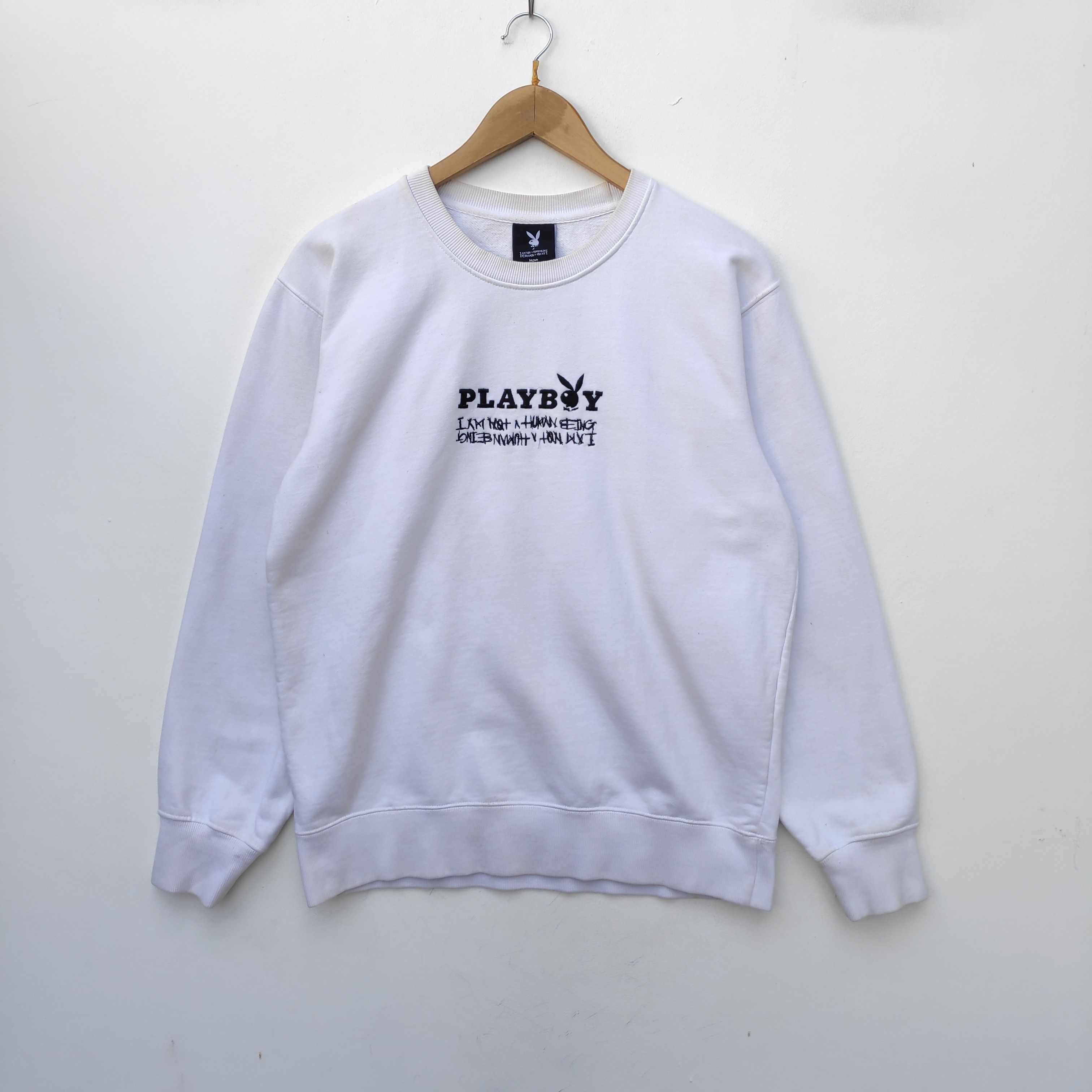 I Am Not A Human Being × Playboy Playboy x I Am Not A Human Being Sweatshirt Medium white Size US M / EU 48-50 / 2 - 2 Thumbnail