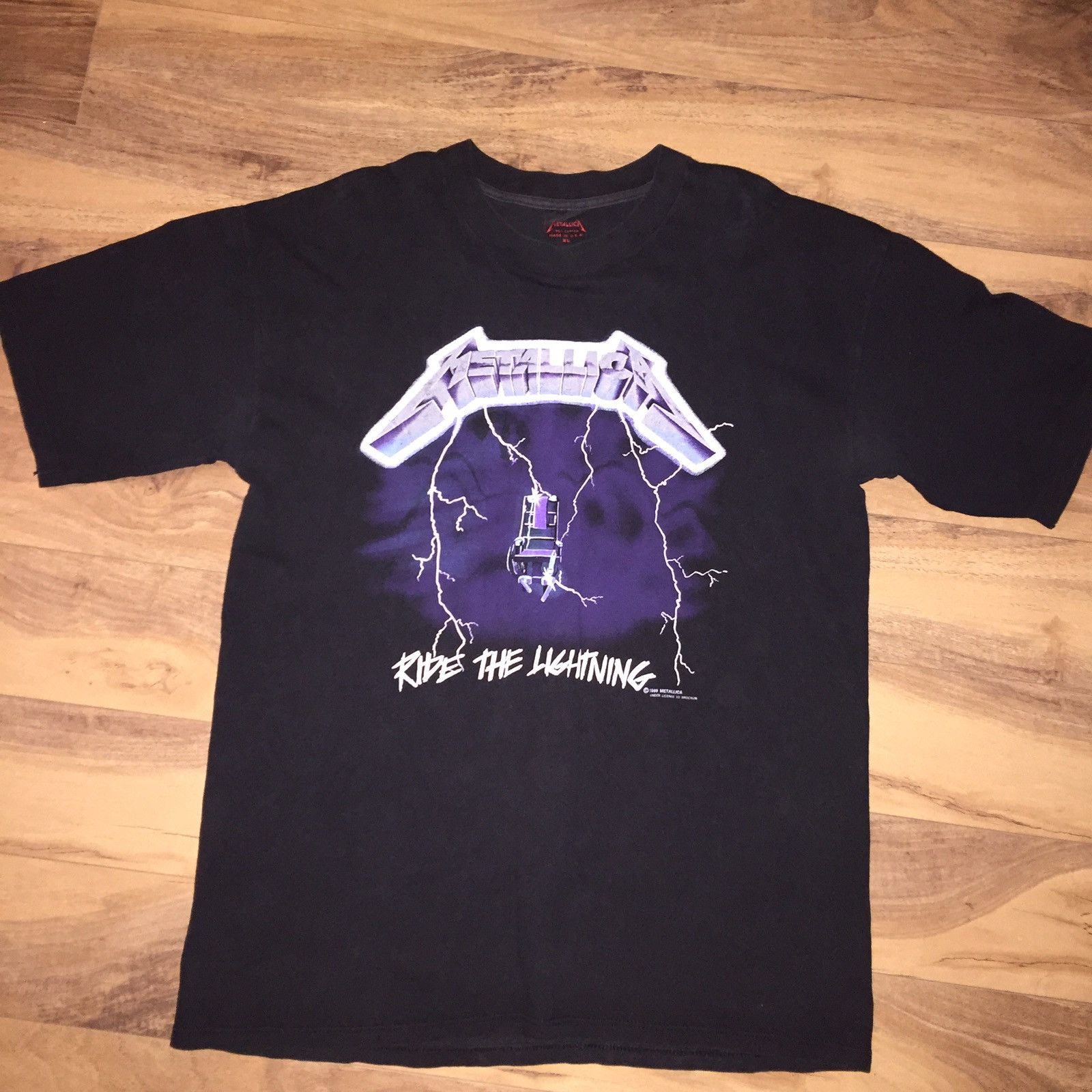 Vintage 1991 Metallica Ride The Lightning Tee | Grailed