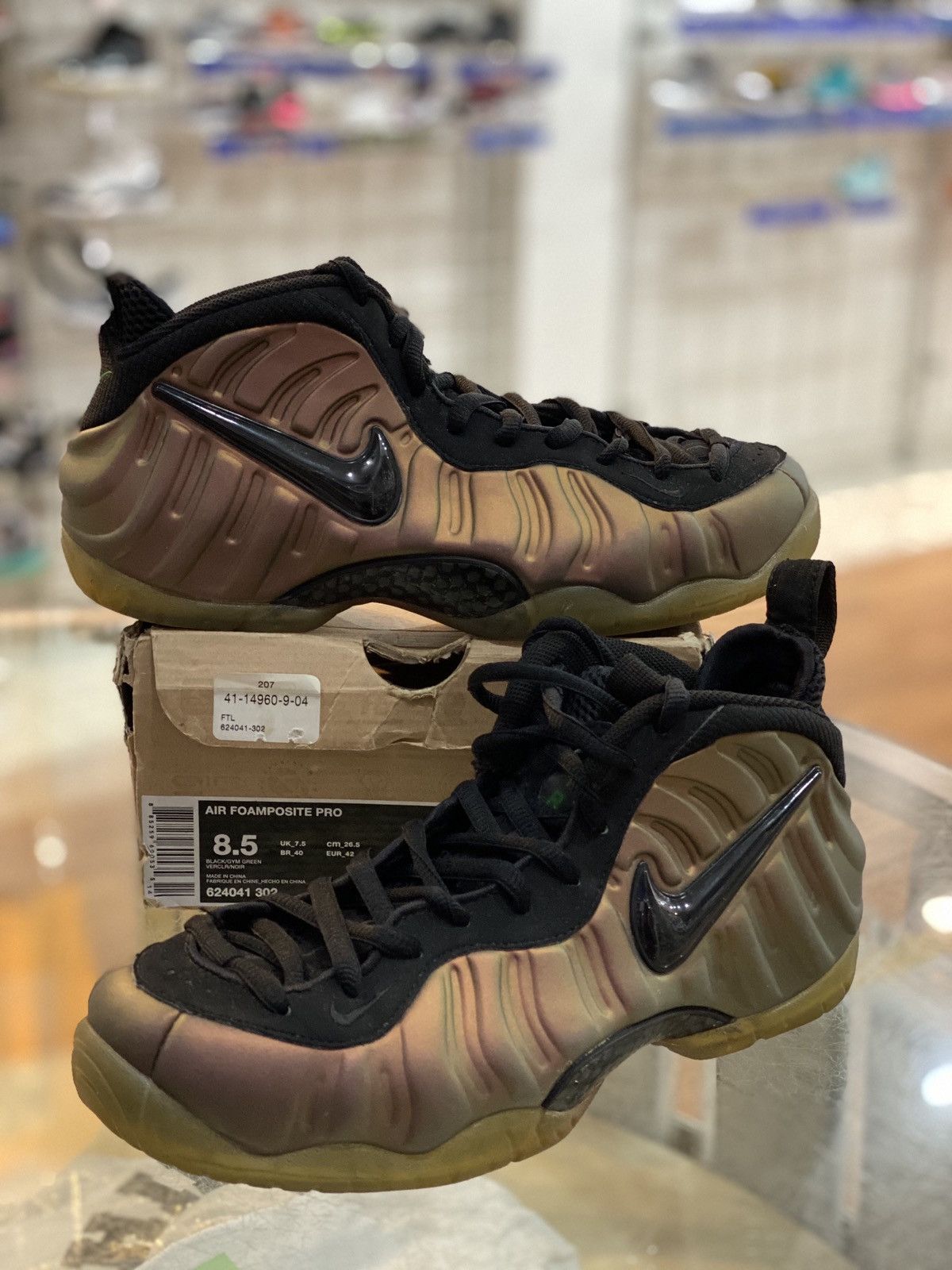 Nike Foamposite Pro Gym Green 2012 | Grailed