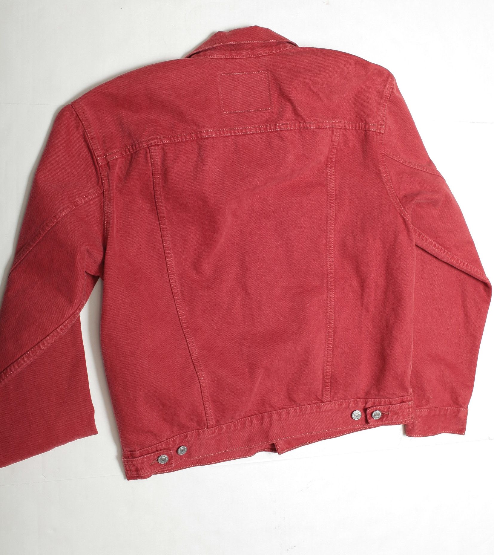 Levi's Red Made in USA Denim Trucker jacket Size US M / EU 48-50 / 2 - 3 Preview