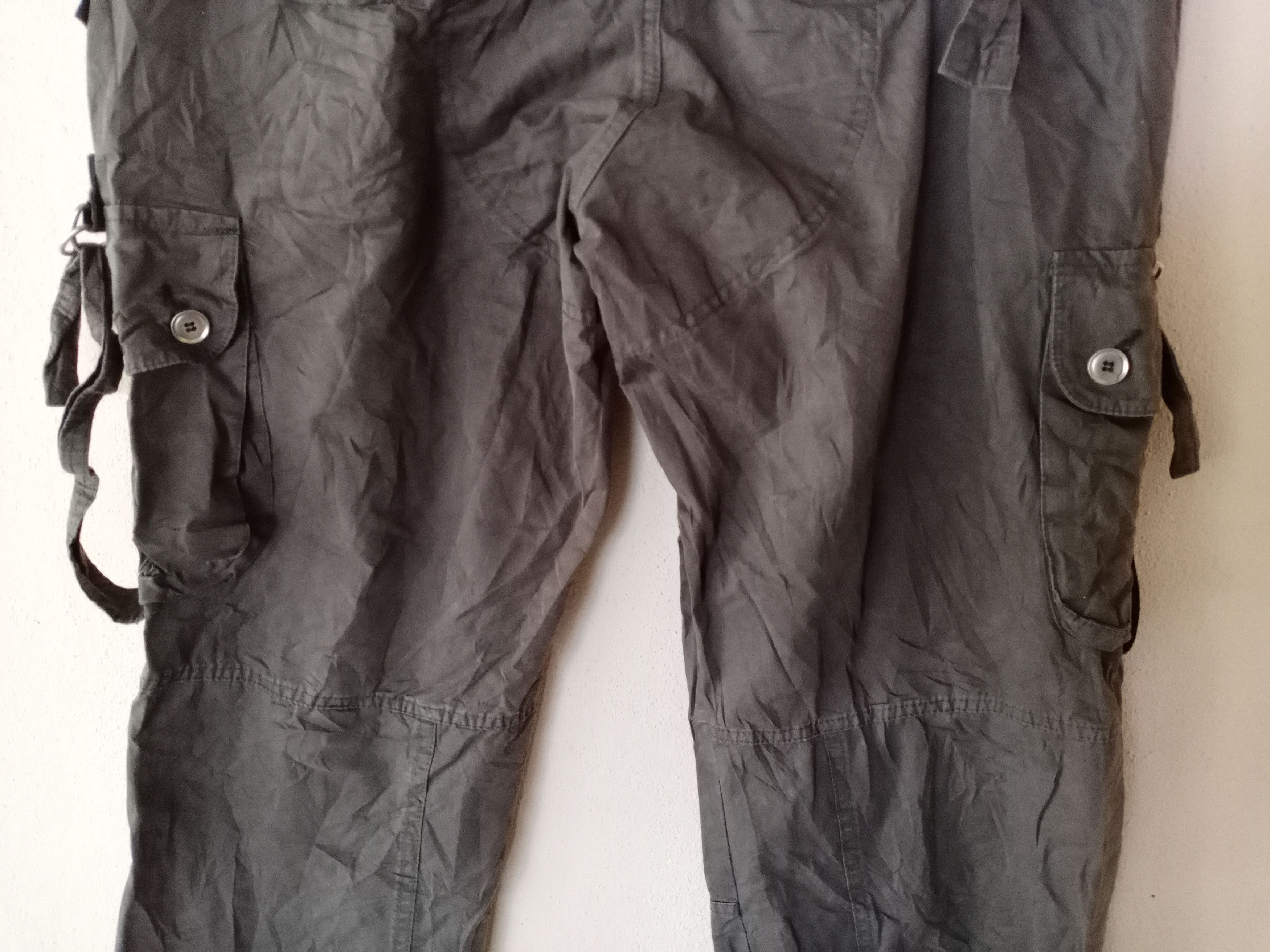 Japanese Brand Rare Space Tactical Cargo Pants Size US 34 / EU 50 - 6 Thumbnail