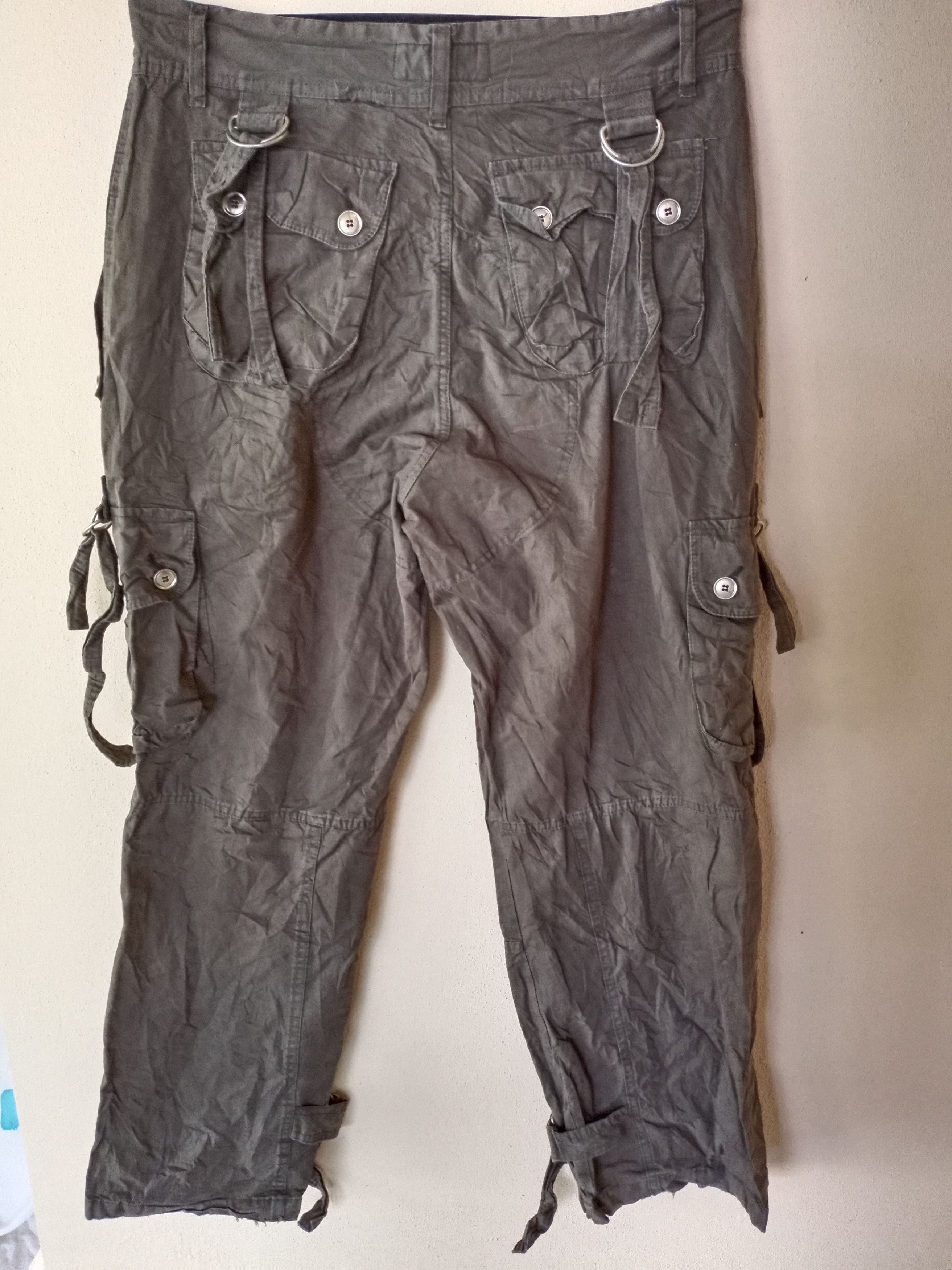 Japanese Brand Rare Space Tactical Cargo Pants Size US 34 / EU 50 - 8 Thumbnail