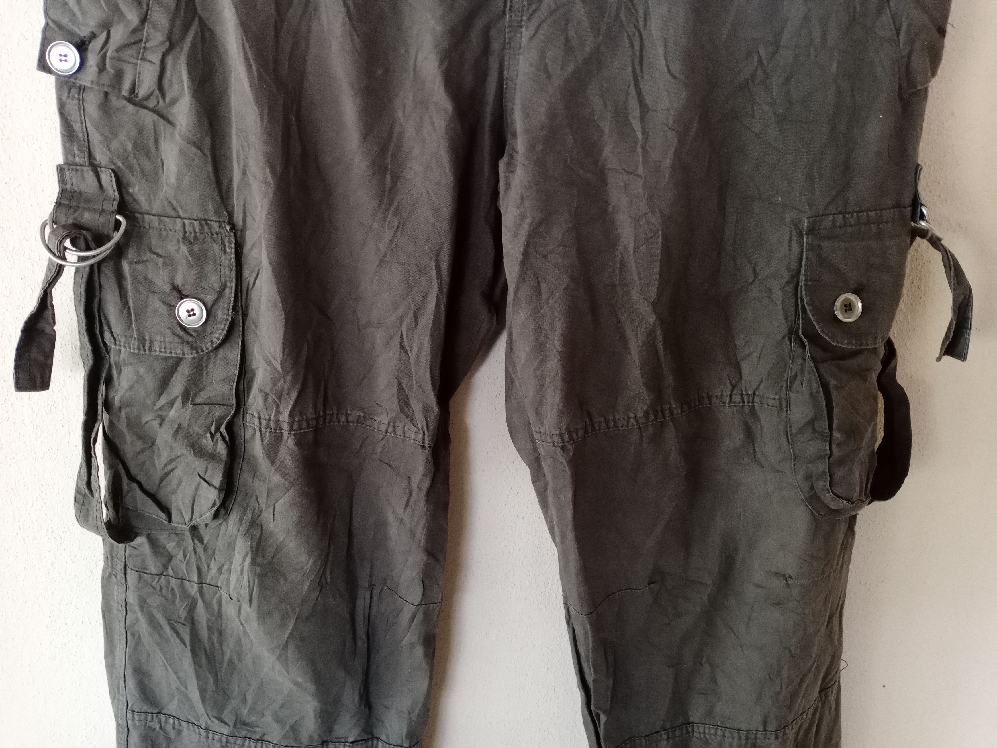 Japanese Brand Rare Space Tactical Cargo Pants Size US 34 / EU 50 - 12 Thumbnail