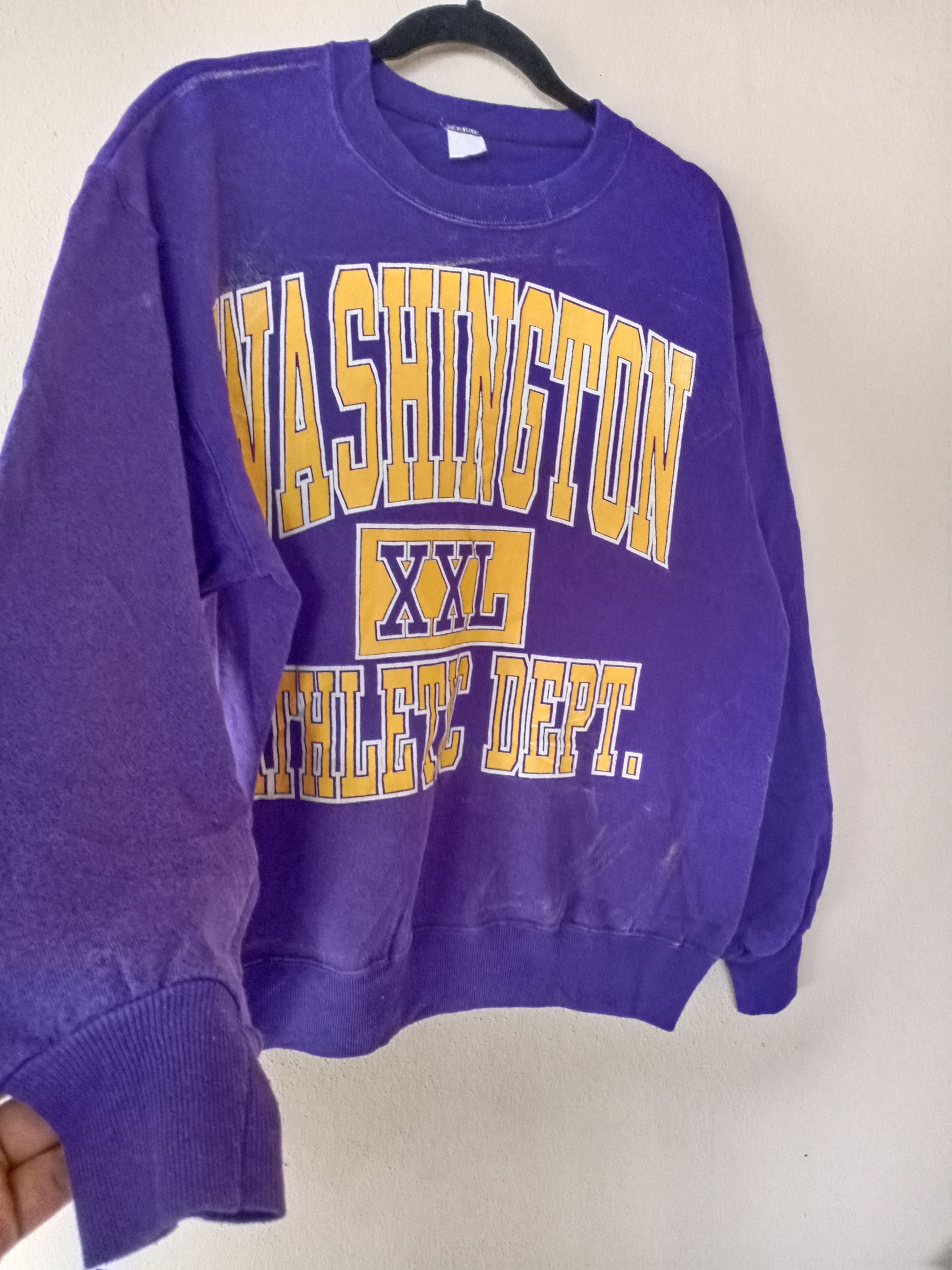 NFL × Vintage Vintage Washington Athletic Rugby Sweatshirts Size US XL / EU 56 / 4 - 2 Thumbnail