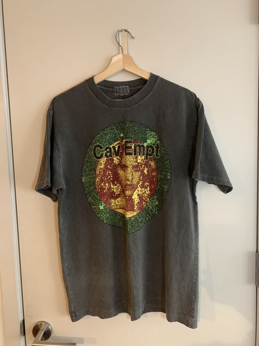 Cav Empt CAV EMPT GREY 2C 3E OVERDYE TEE Grailed