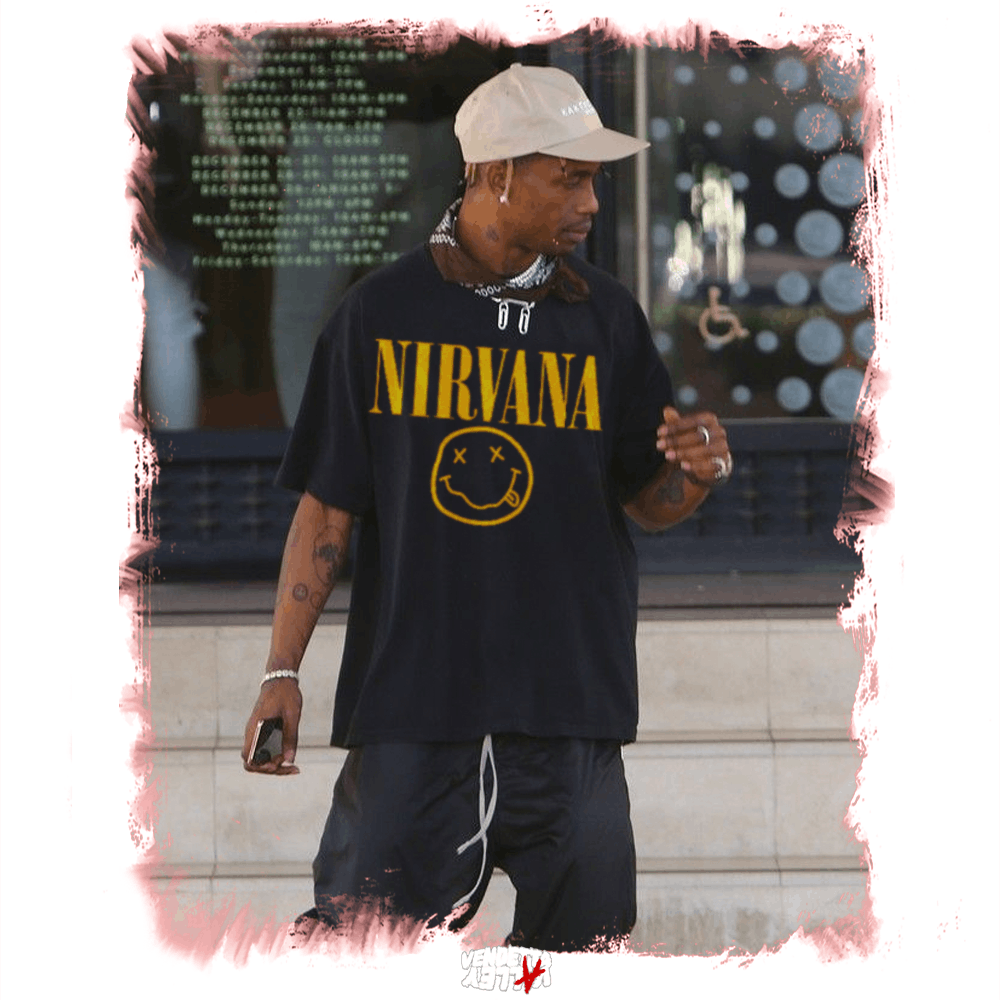 Travis scott hotsell nirvana t shirt