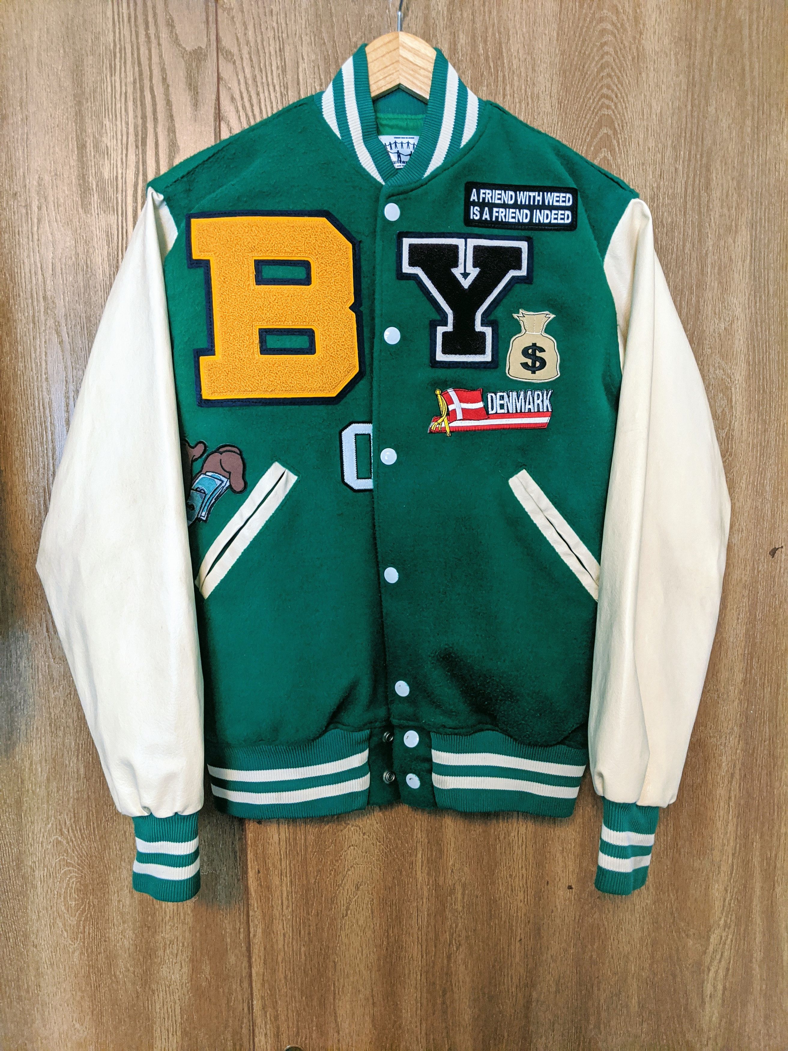 Vintage Guitar Boy Archive varsity jacket Grailed