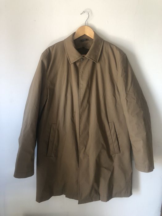 Raf Simons Jil Sander tan Raincoat with full zip out lining | Grailed