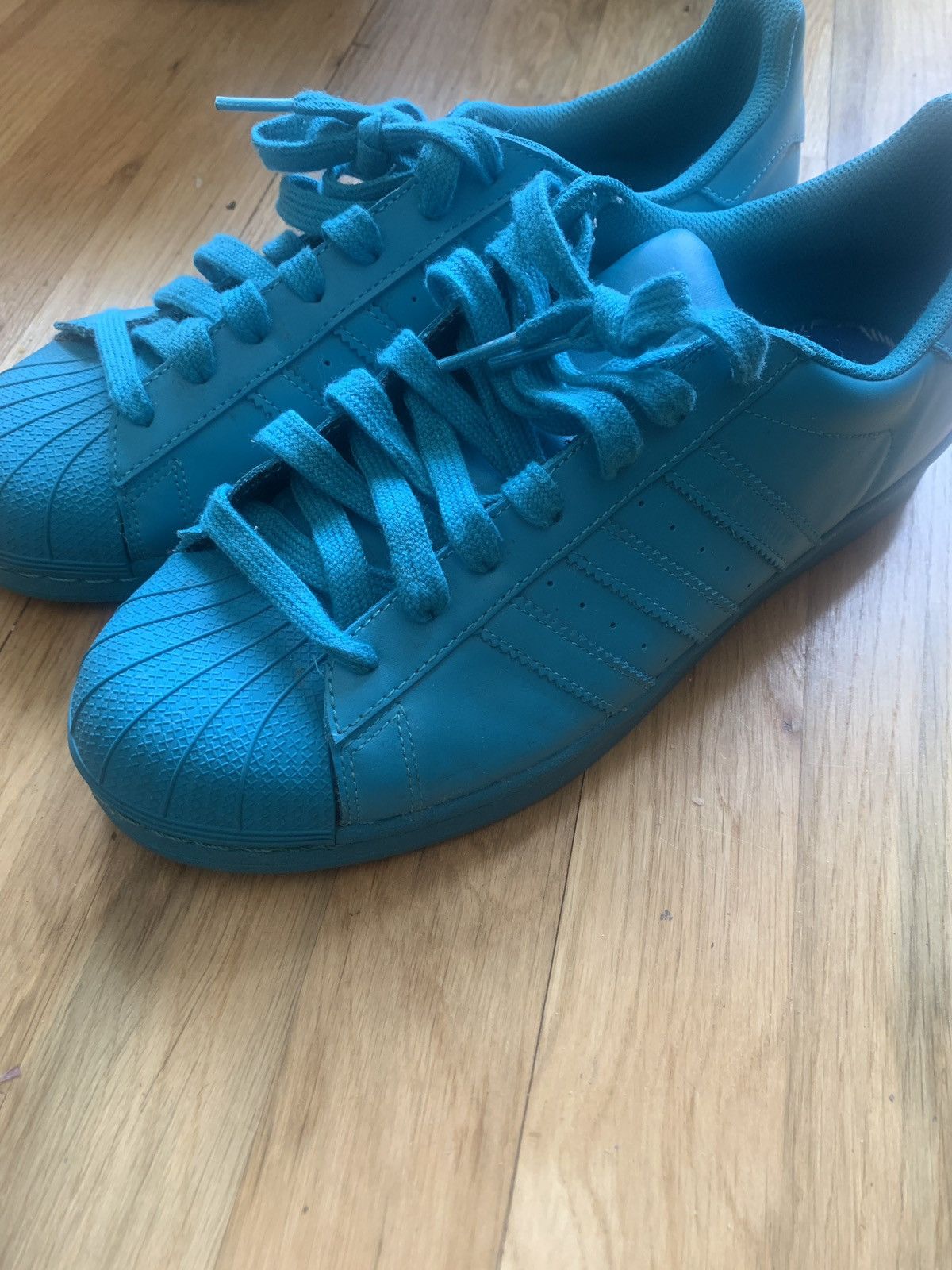 Adidas RARE PHARRELL Adidas Superstar Supercolor Lab Green F12