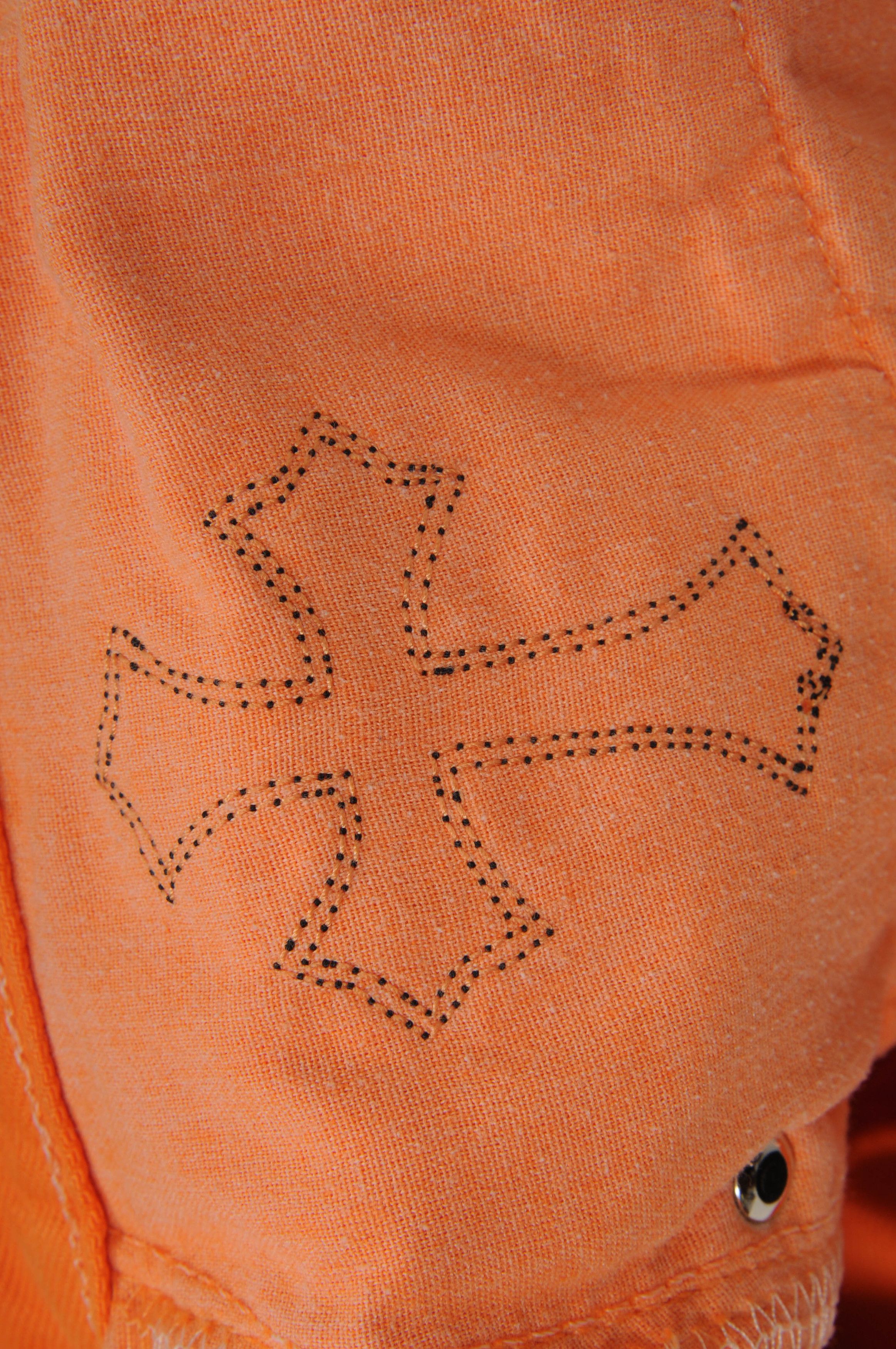 Chrome Hearts 🔥Burnt Orange Cross Flared Denim🔥 Size US 34 / EU 50 - 12 Thumbnail