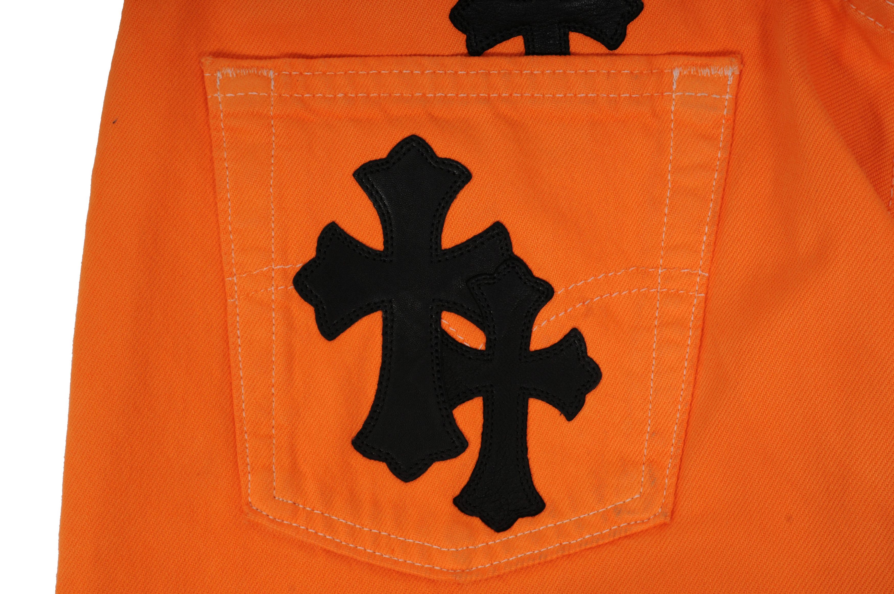 Chrome Hearts 🔥Burnt Orange Cross Flared Denim🔥 Size US 34 / EU 50 - 21 Thumbnail
