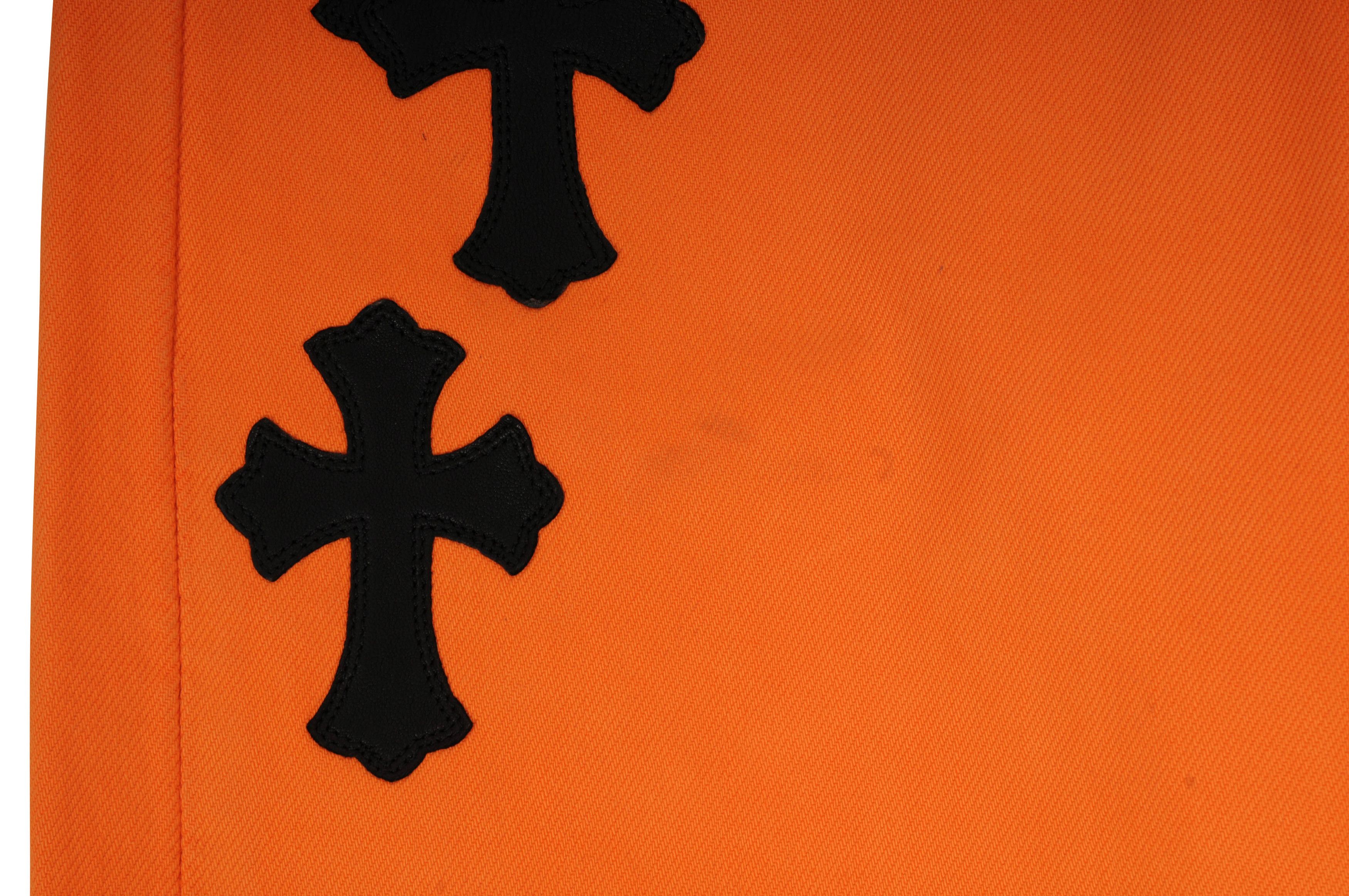Chrome Hearts 🔥Burnt Orange Cross Flared Denim🔥 Size US 34 / EU 50 - 5 Thumbnail
