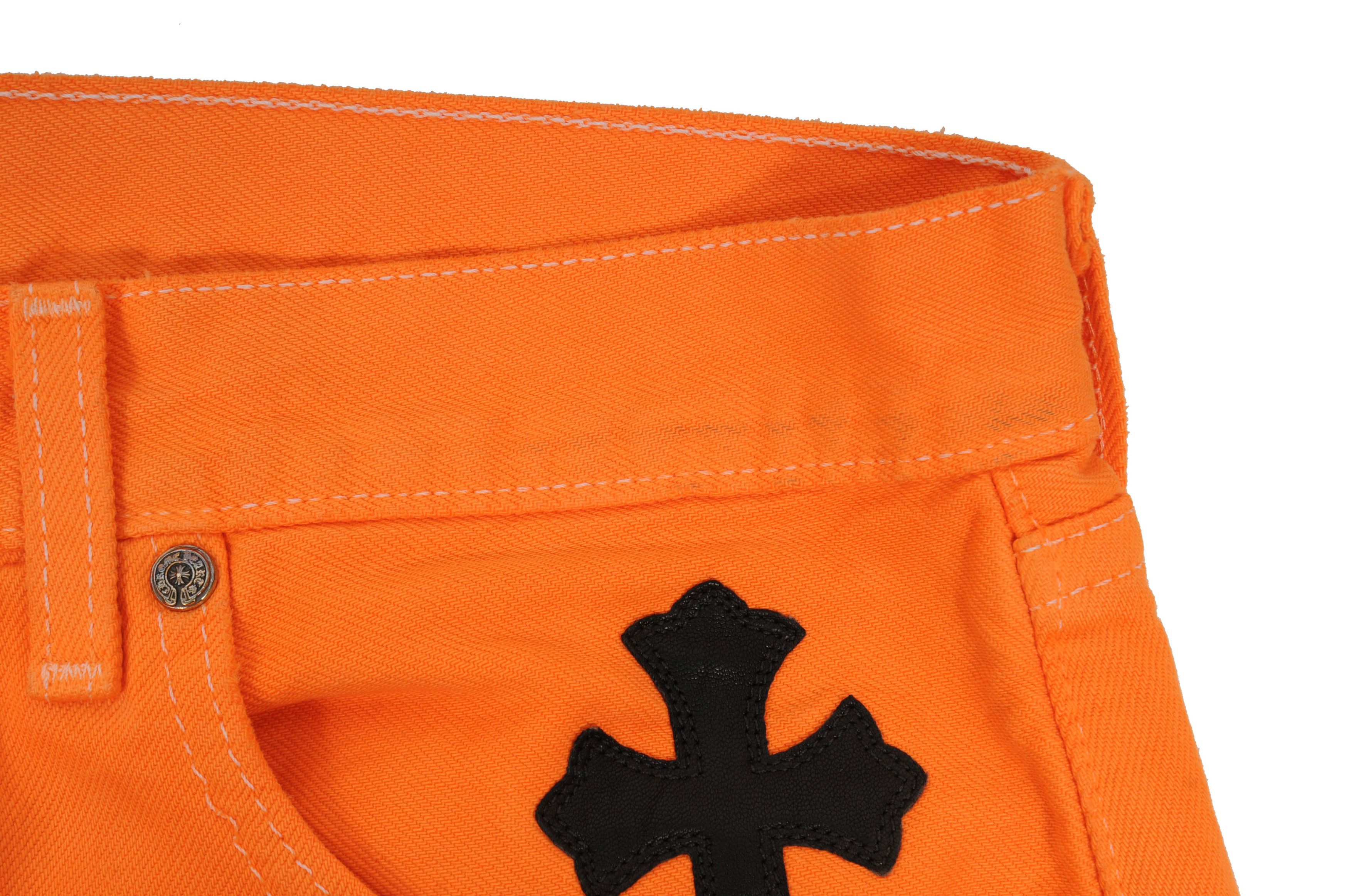 Chrome Hearts 🔥Burnt Orange Cross Flared Denim🔥 Size US 34 / EU 50 - 9 Thumbnail