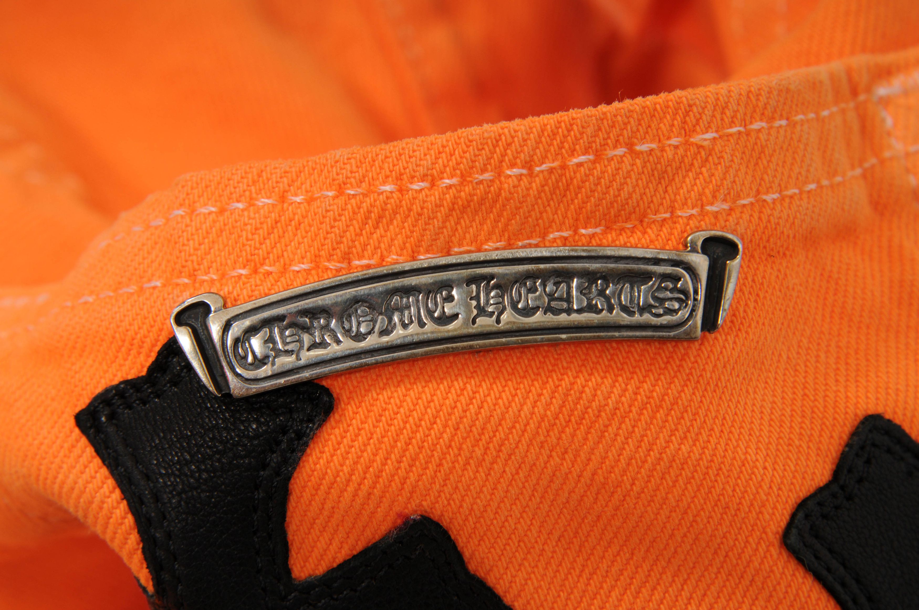 Chrome Hearts 🔥Burnt Orange Cross Flared Denim🔥 Size US 34 / EU 50 - 23 Thumbnail