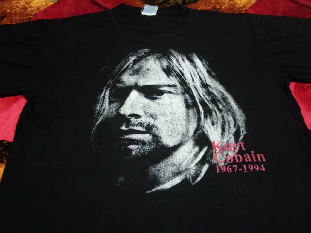 Vintage Kurt Cobain Nirvana band t shirt