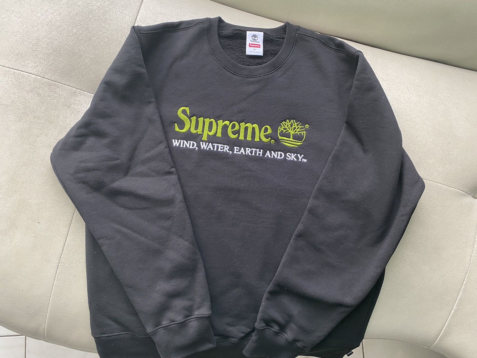 Supreme Timberland Crewneck | Grailed