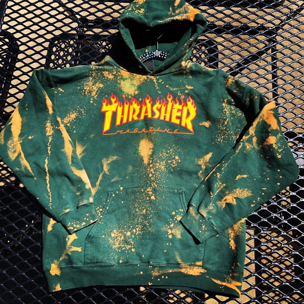 Bleached thrasher hoodie best sale