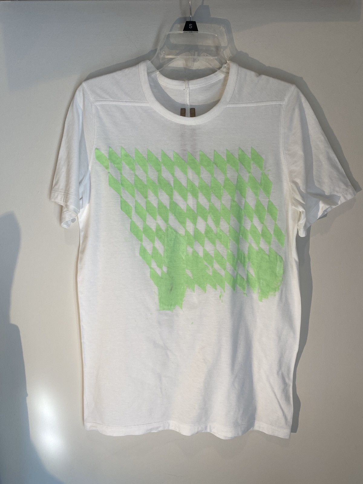 image of Rick Owens Ss18 Dirt T-Shirt in White, Men's (Size Small)