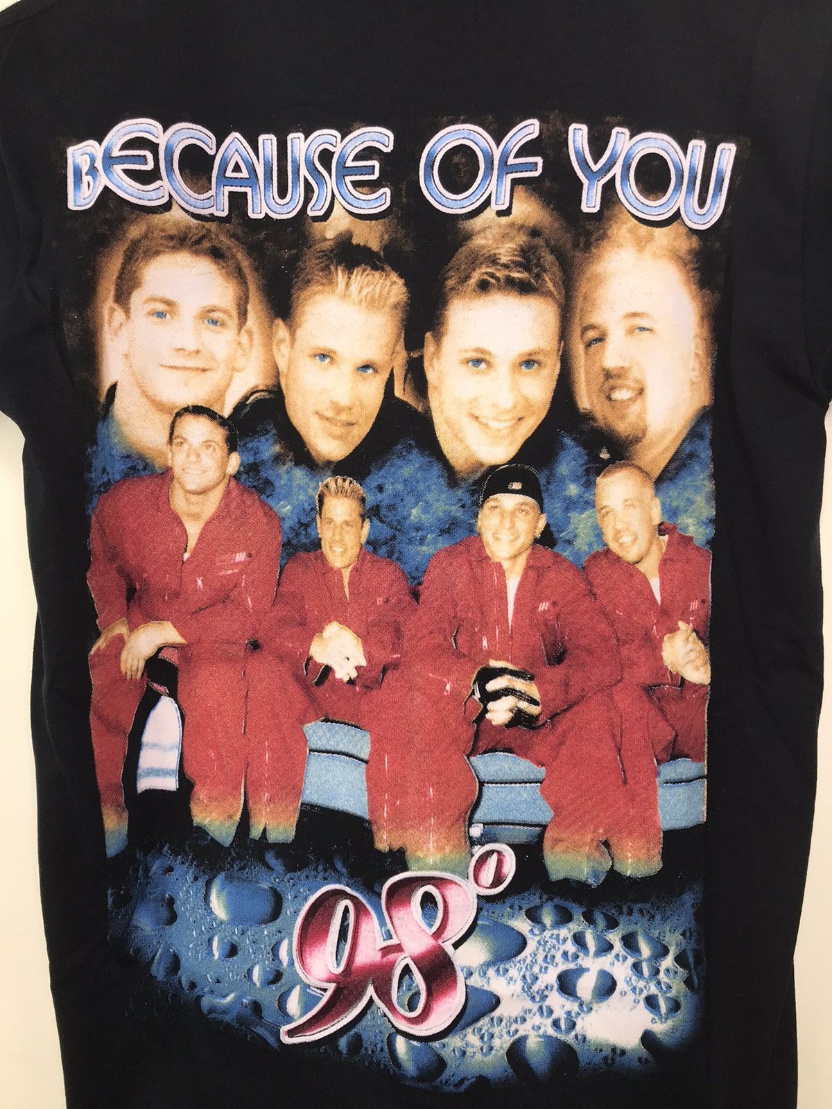 Vintage Vintage 90s Boy Band Double Sided 98 Degrees Tee Shirt Size US S / EU 44-46 / 1 - 5 Thumbnail