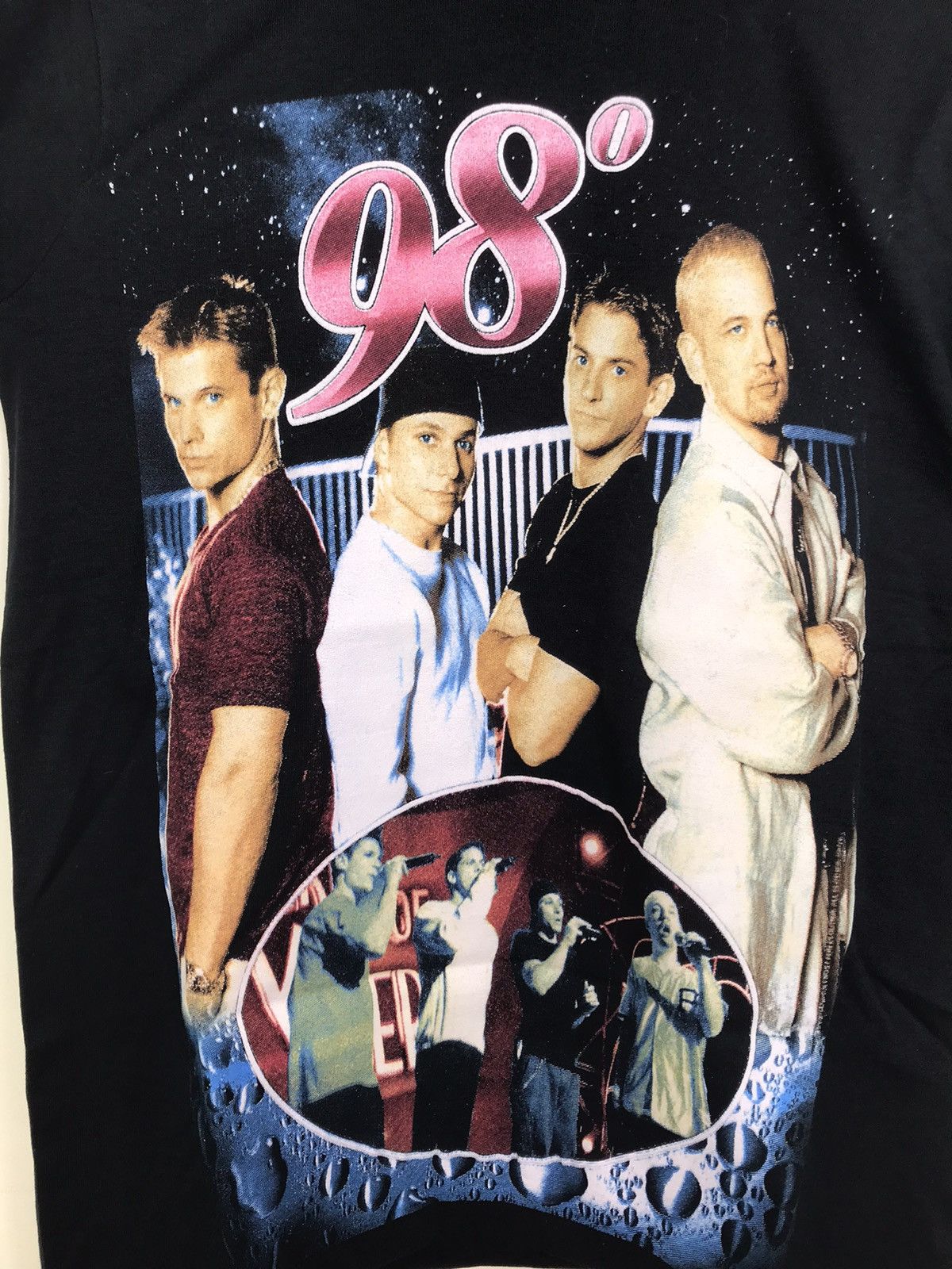 Vintage Vintage 90s Boy Band Double Sided 98 Degrees Tee Shirt Size US S / EU 44-46 / 1 - 2 Thumbnail