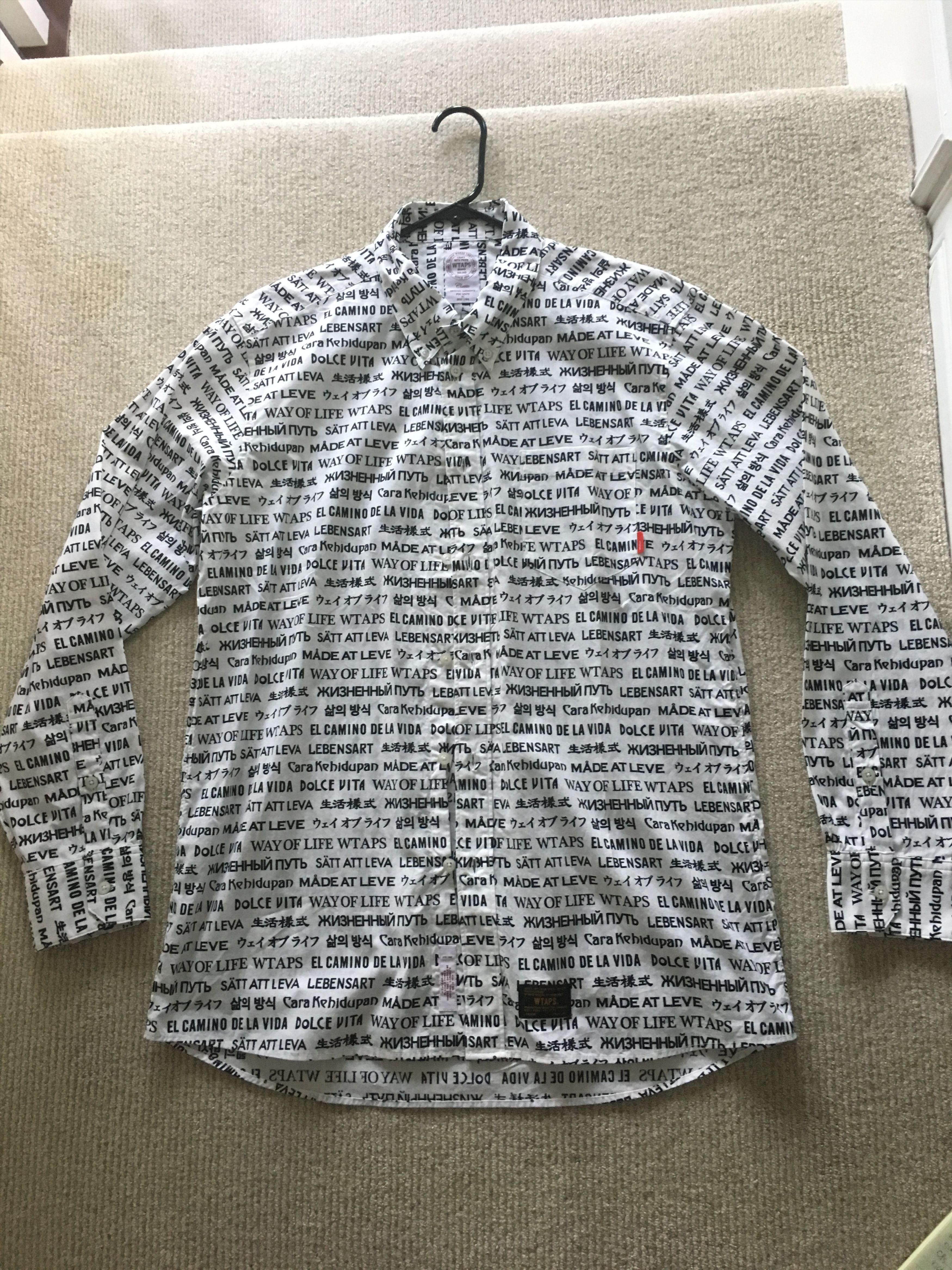 Wtaps Textile LS / Shirt Cotton White XL Size US XL / EU 56 / 4 - 2 Thumbnail