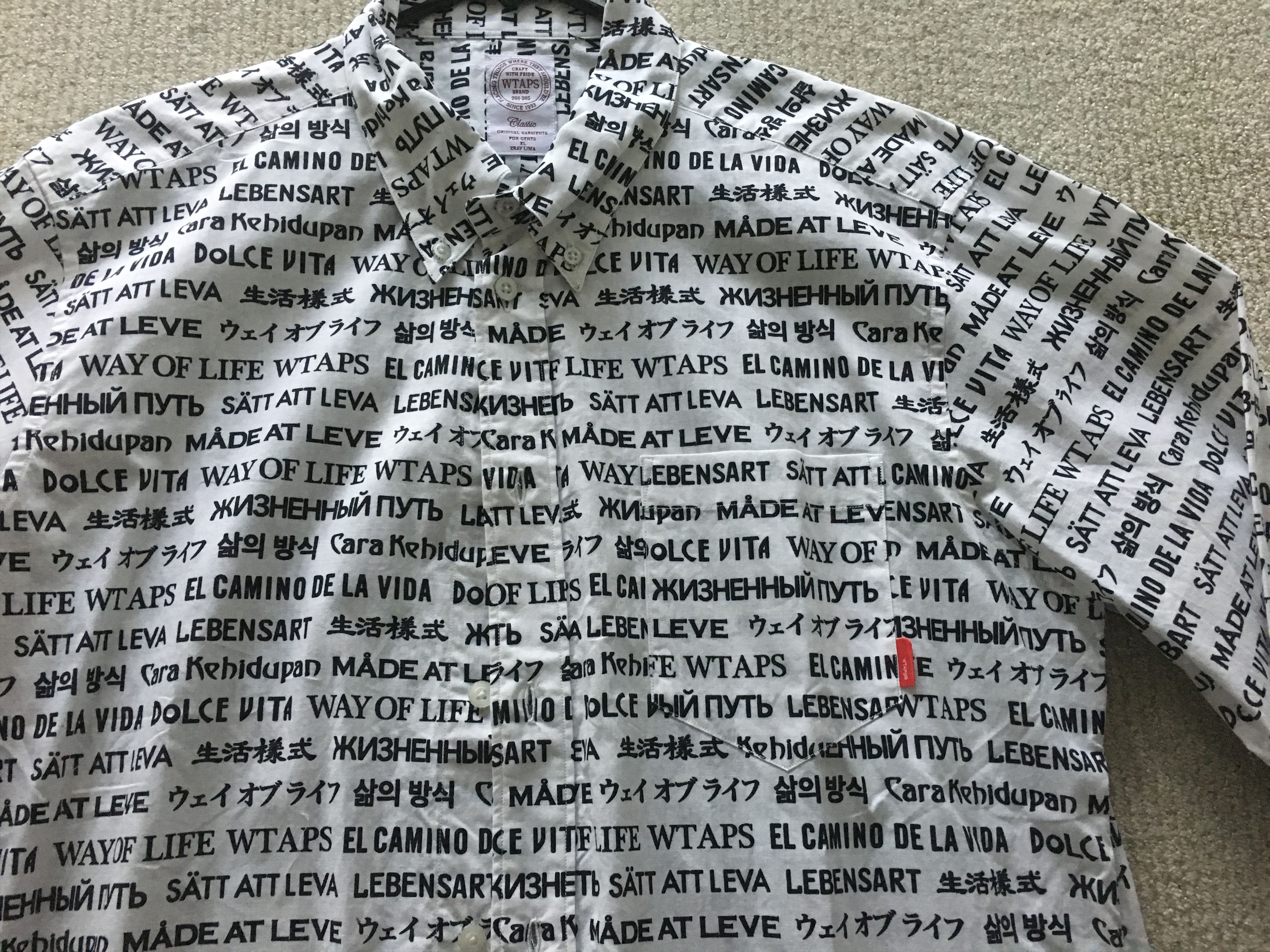 Wtaps Textile LS / Shirt Cotton White XL Size US XL / EU 56 / 4 - 3 Thumbnail