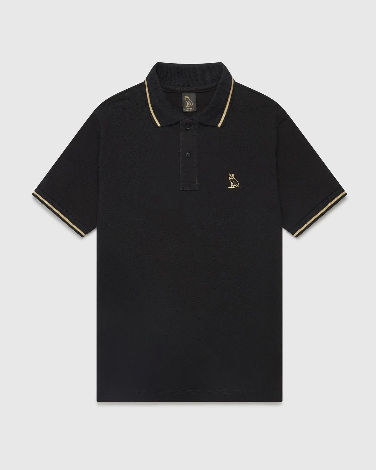 Octobers Very Own October’s Very Own OVO Black Gold Owl Essentials Polo ...