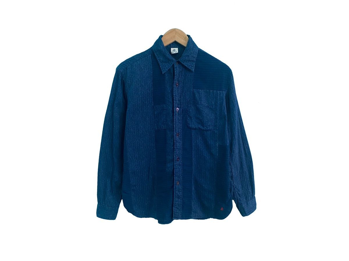 Eternal × Japanese Brand DELETE ANYTIME ETERNAL PATCHWORK BUTTON SHIRT Size US M / EU 48-50 / 2 - 1 Thumbnail