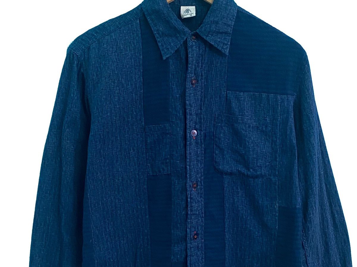 Eternal × Japanese Brand DELETE ANYTIME ETERNAL PATCHWORK BUTTON SHIRT Size US M / EU 48-50 / 2 - 3 Thumbnail
