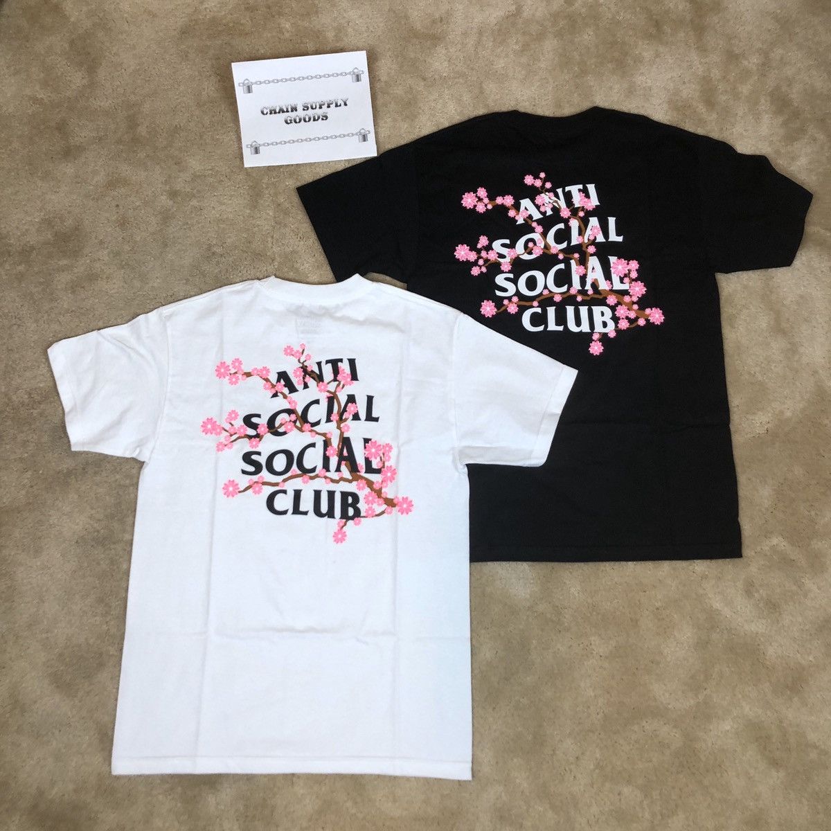 Anti Social Social Club Cherry Blossom Tee BUNDLE DEAL Size US L / EU 52-54 / 3 - 1 Thumbnail