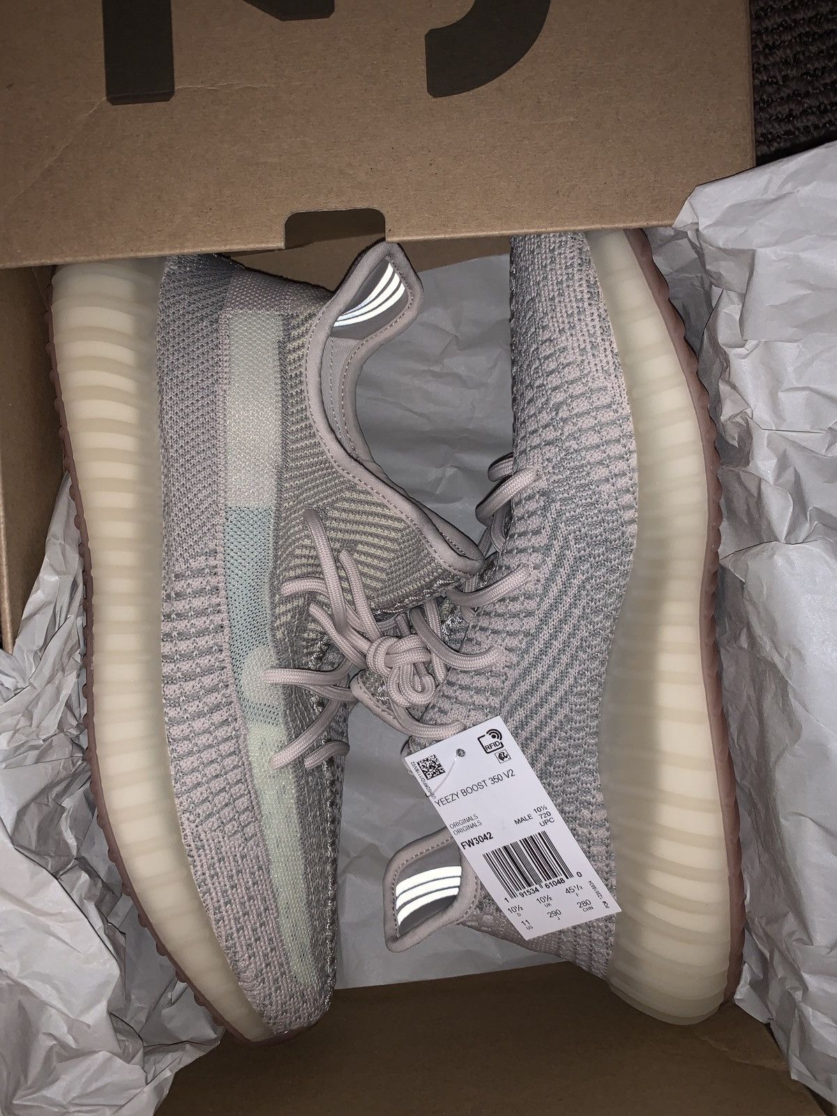 yeezy 350 citrin non reflective