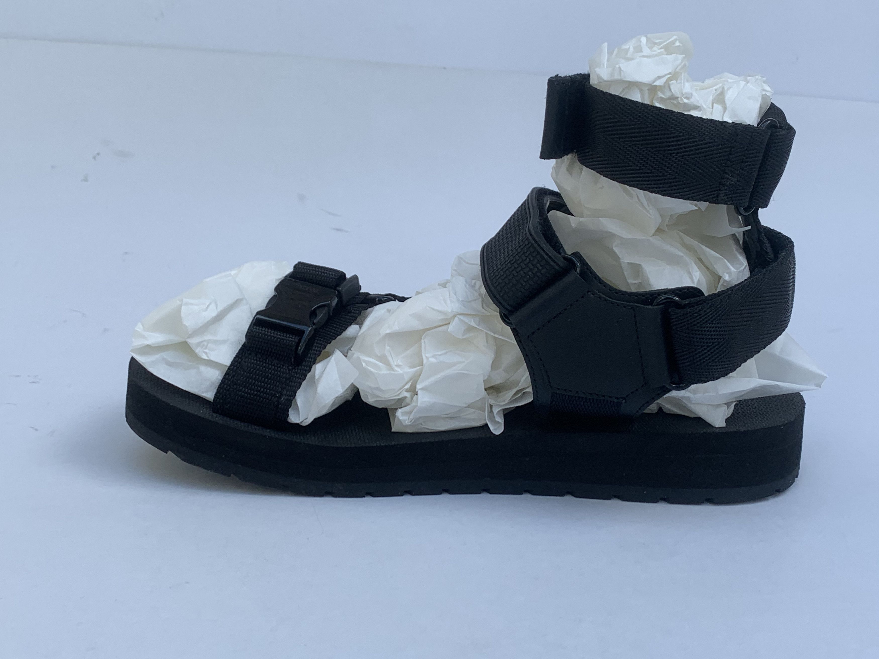 Prada PRADA Black Sandals 4X3107 Size US 8 / EU 41 - 13 Thumbnail
