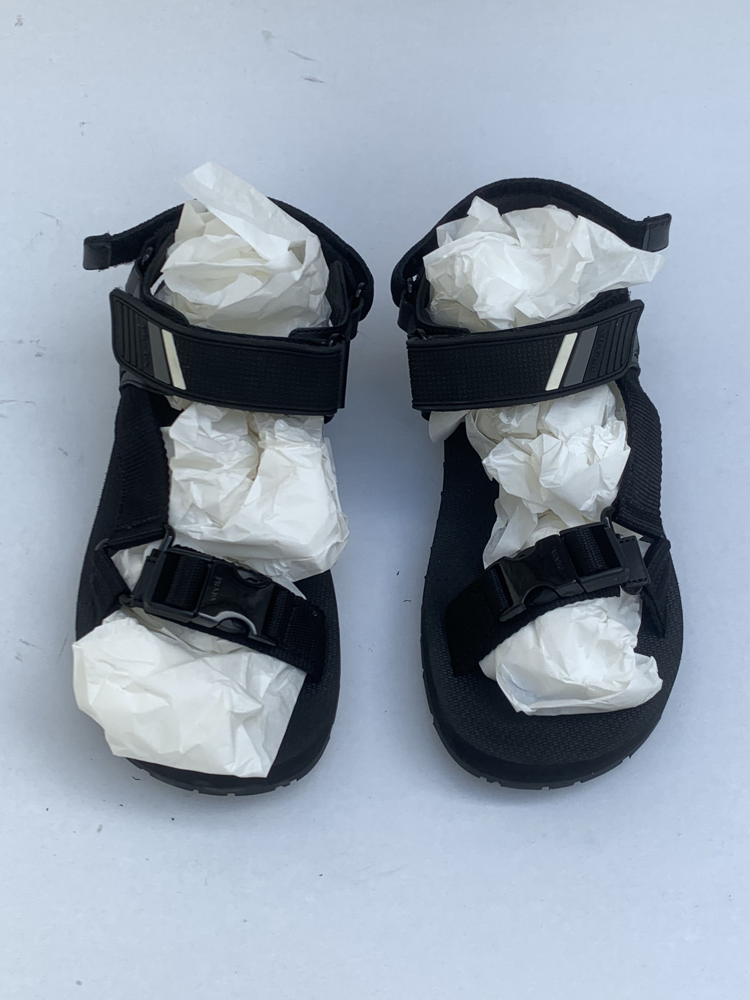 Prada PRADA Black Sandals 4X3107 Size US 8 / EU 41 - 11 Thumbnail