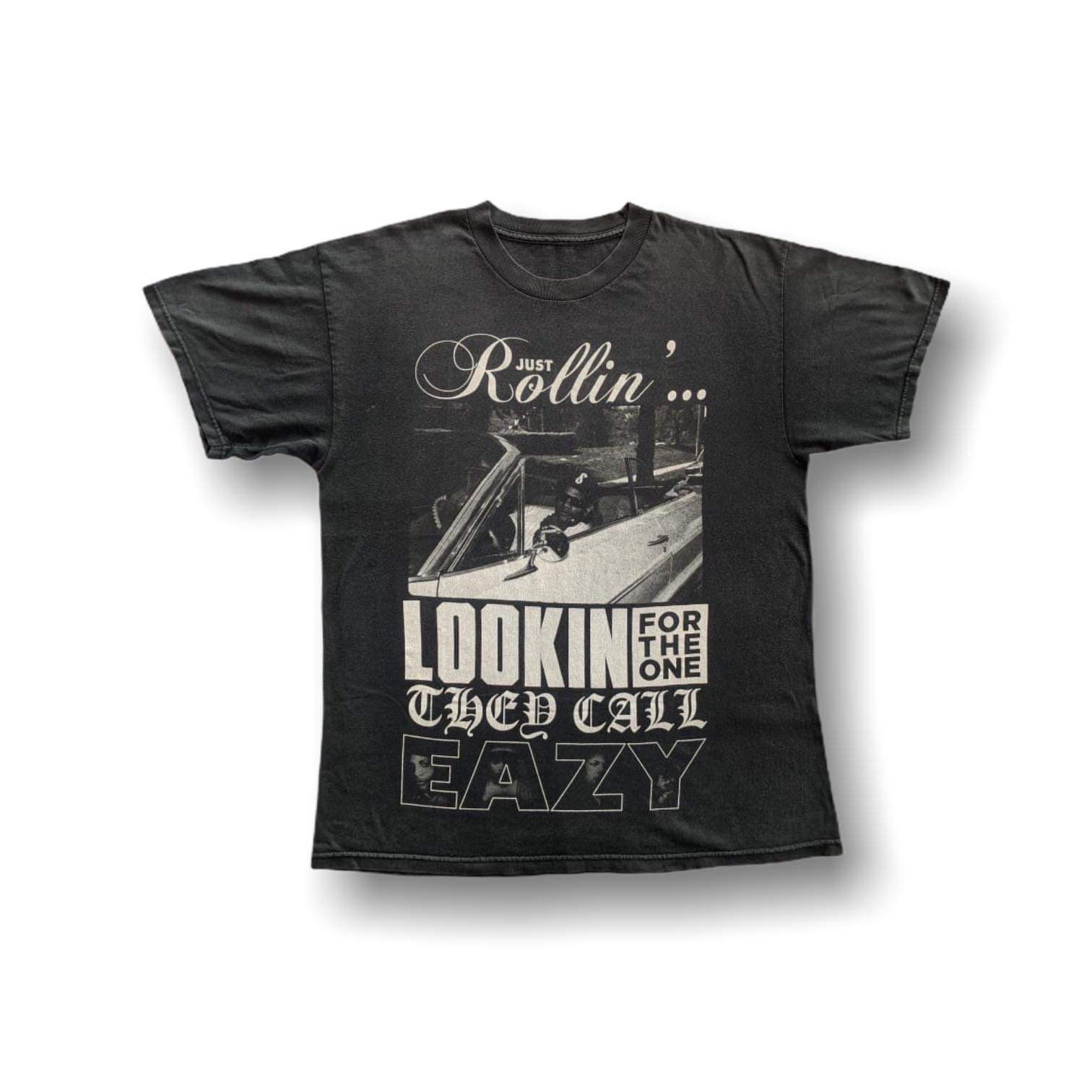 Rap Tees × Vintage Vintage 90s Eazy E raptee big print Size US M / EU 48-50 / 2 - 1 Thumbnail