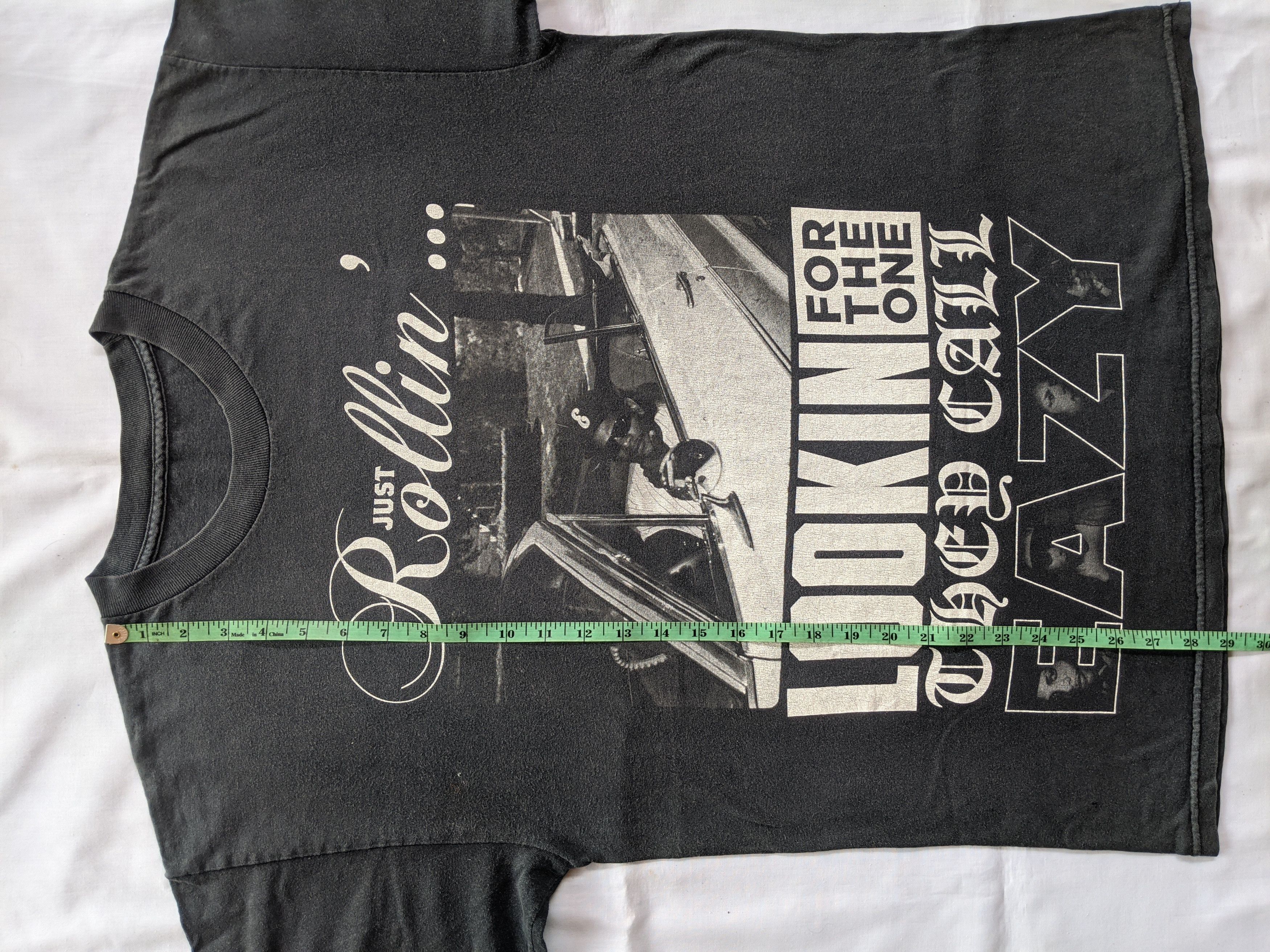 Rap Tees × Vintage Vintage 90s Eazy E raptee big print Size US M / EU 48-50 / 2 - 4 Thumbnail