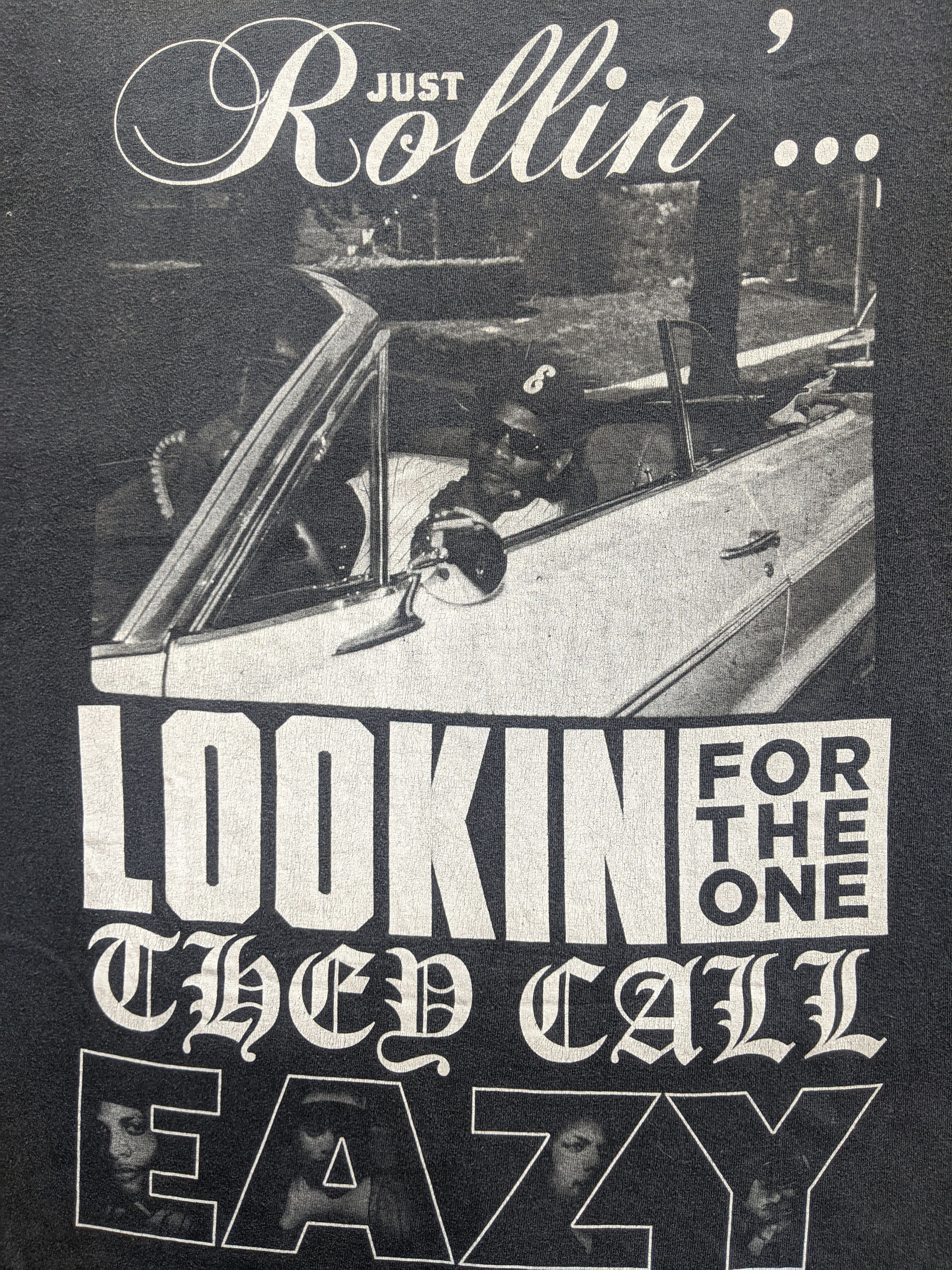 Rap Tees × Vintage Vintage 90s Eazy E raptee big print Size US M / EU 48-50 / 2 - 2 Thumbnail
