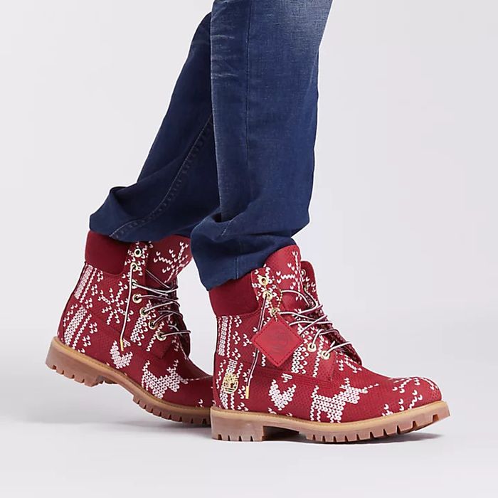 Christmas on sale sweater timbs