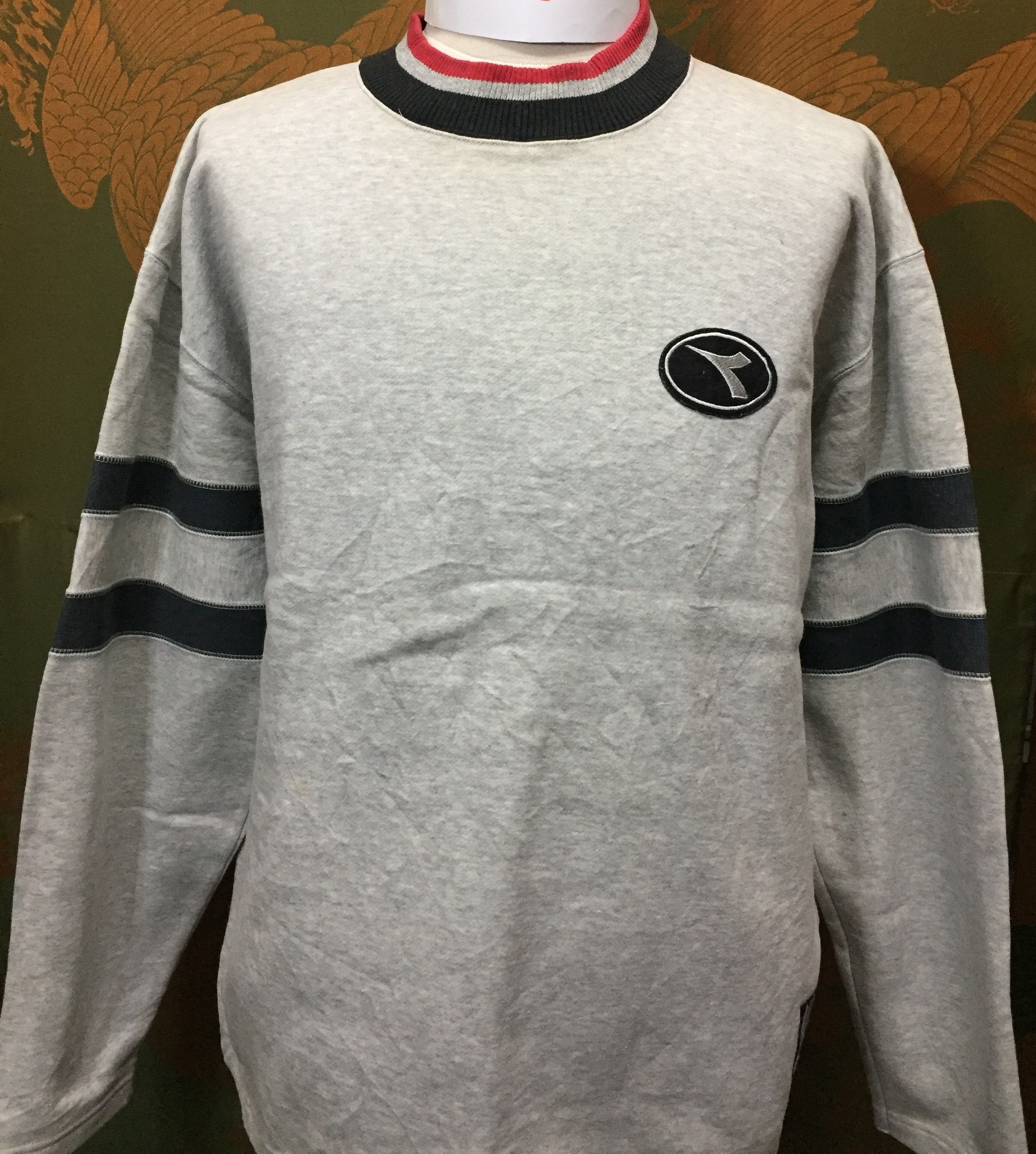 Diadora Vintage 80s DIADORA sweatshirt Size US L / EU 52-54 / 3 - 1 Thumbnail