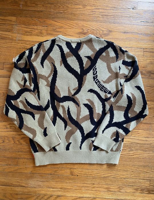 Supreme Tribal Camo Sweater | Grailed