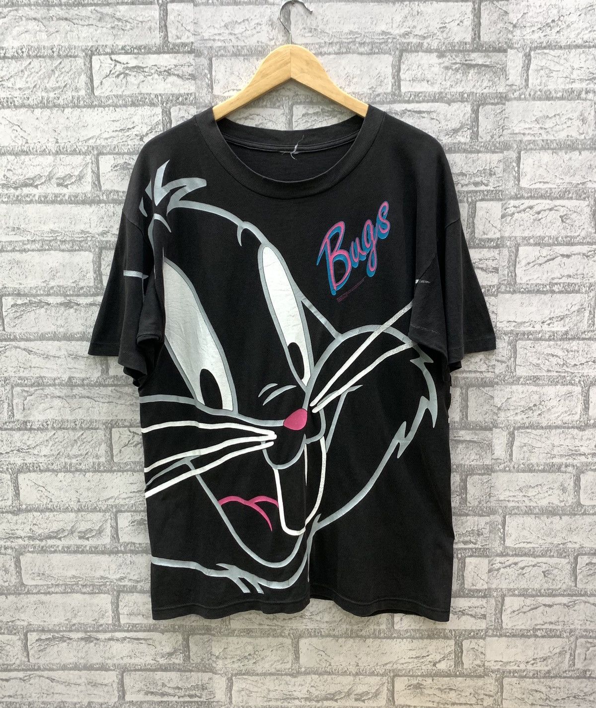 Cartoon Network Vintage 90s Bugs Bunny Full Print Animated T-shirts Size US L / EU 52-54 / 3 - 1 Thumbnail