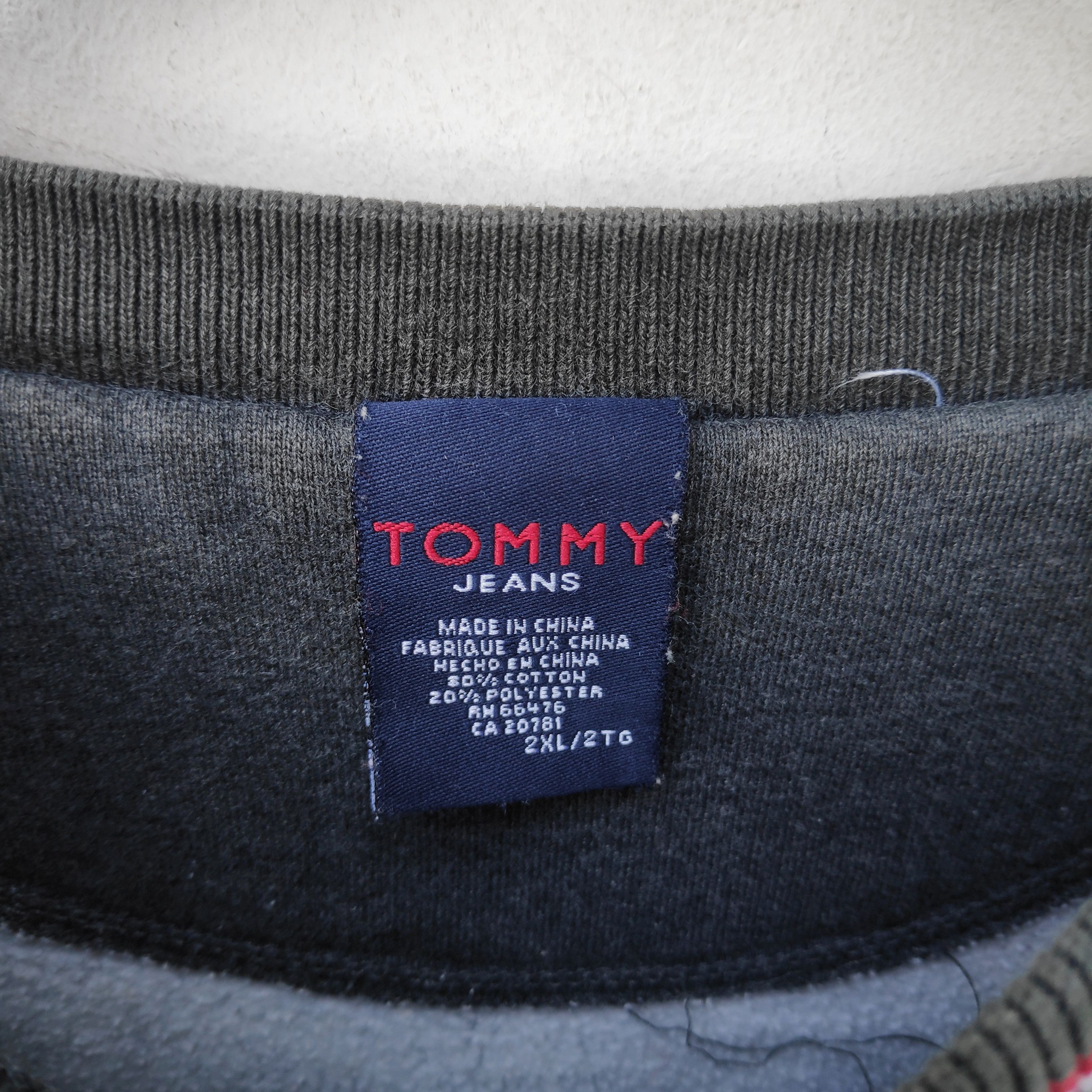 Tommy Hilfiger × Tommy Jeans TOMMY HILFIGER JEANS 2XL SWEATSHIRT OVERSIZED PULLOVER Size US XXL / EU 58 / 5 - 3 Thumbnail