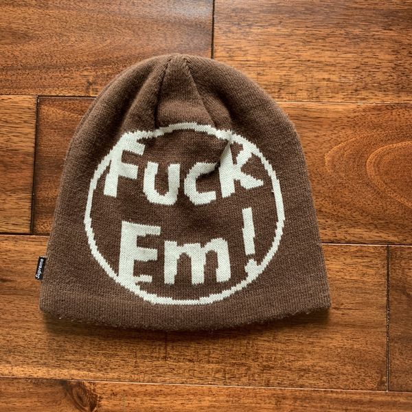 Supreme Fuck Everybody Jacquard Camp Cap Black - SS19 - US