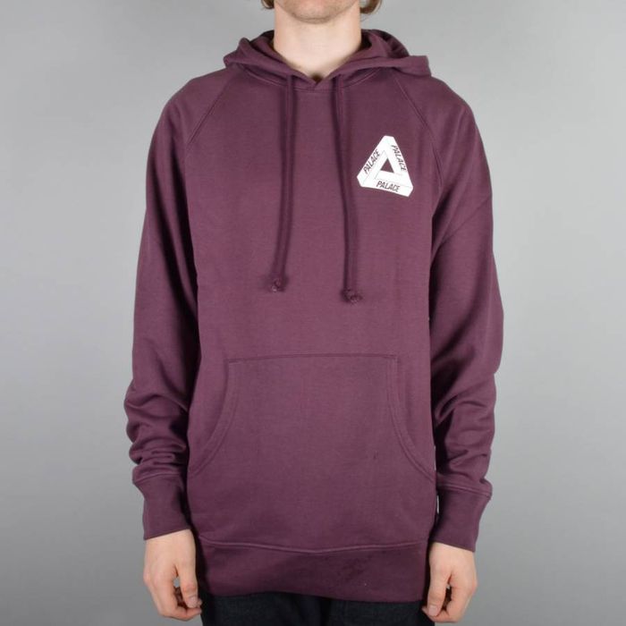 Palace sales burgundy hoodie