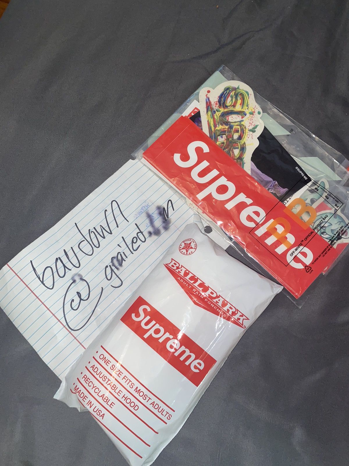 Supreme Supreme Ballpark Poncho Size ONE SIZE - 1 Thumbnail