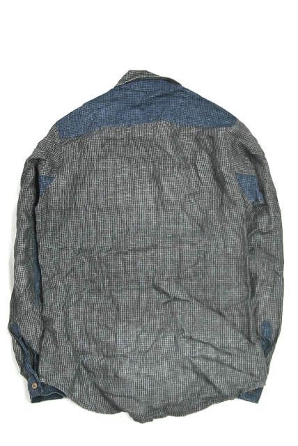 Frank Leder Linen gingham shirt Size US M / EU 48-50 / 2 - 2 Thumbnail