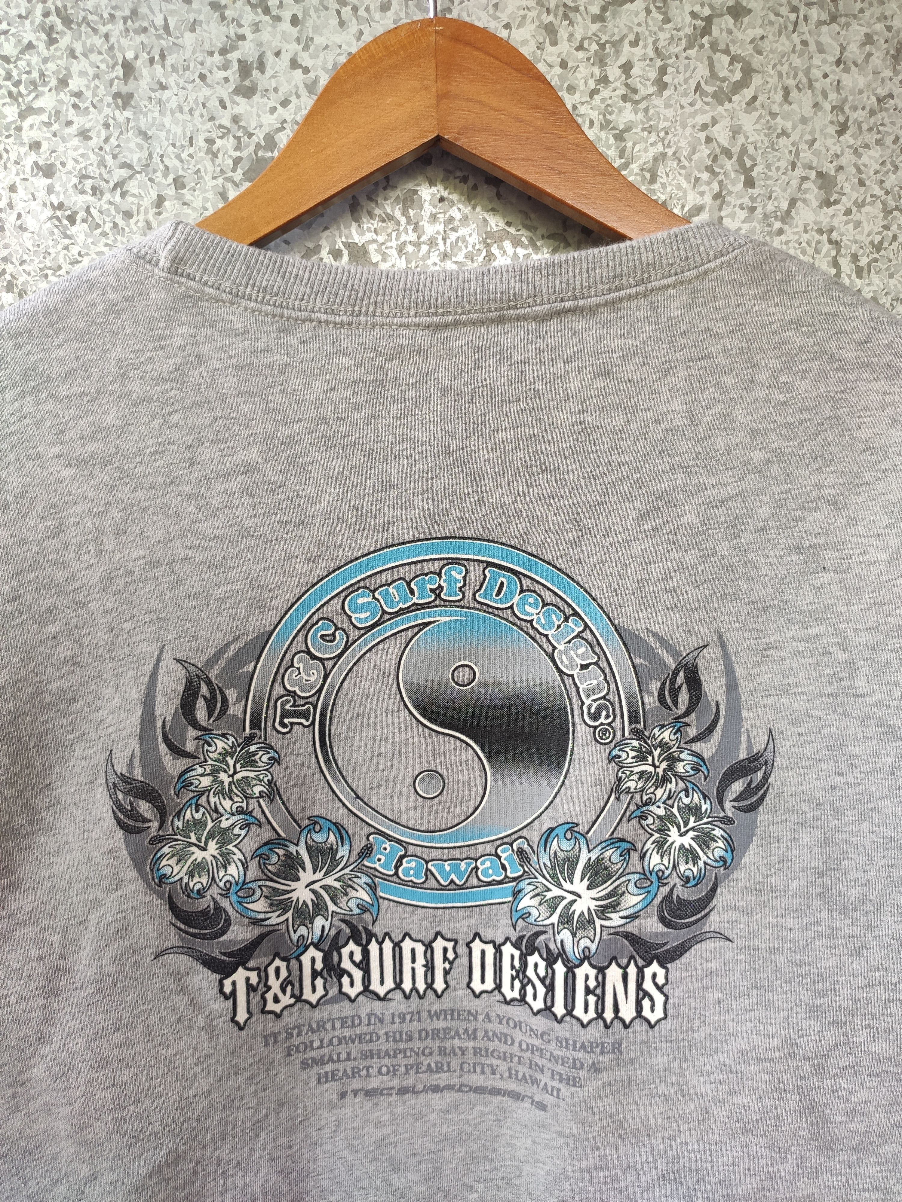 Sun Surf 🔥 T&C sweatshirt big logo spell out surfing style Size US L / EU 52-54 / 3 - 2 Thumbnail