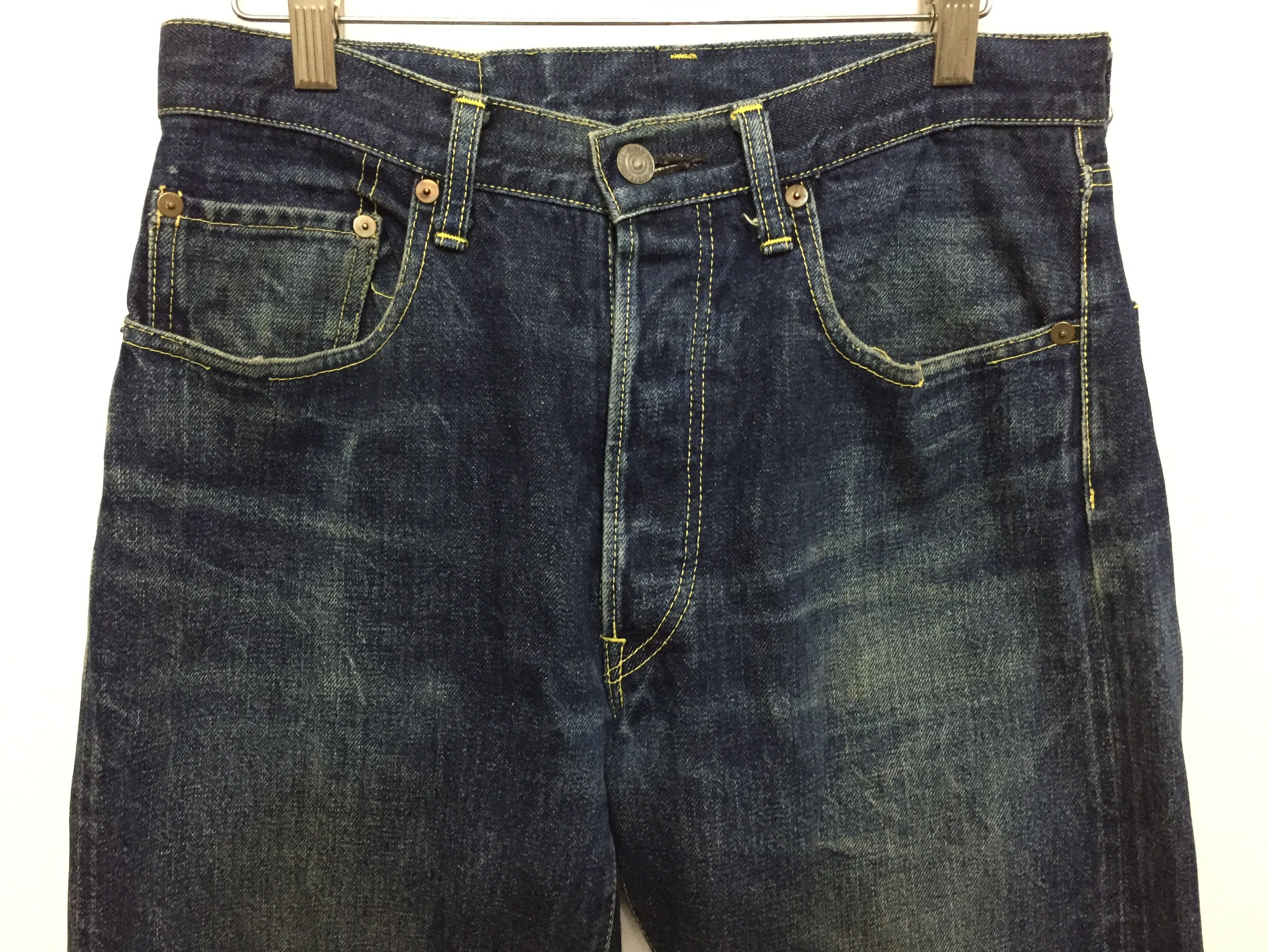 Kapital 80’s KAPITAL indigo wash RAW selvedge denim Size US 30 / EU 46 - 3 Thumbnail