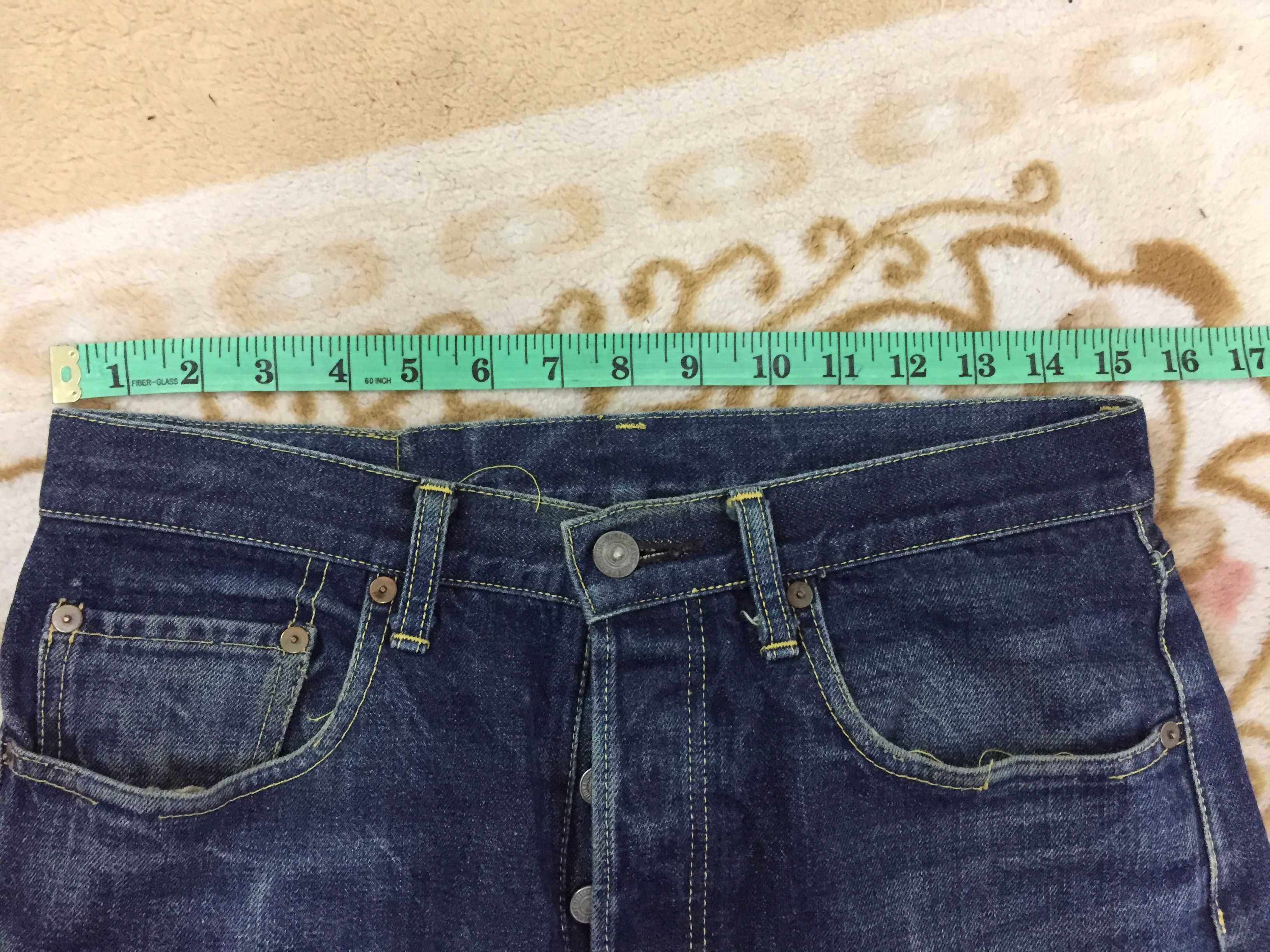 Kapital 80’s KAPITAL indigo wash RAW selvedge denim Size US 30 / EU 46 - 12 Thumbnail